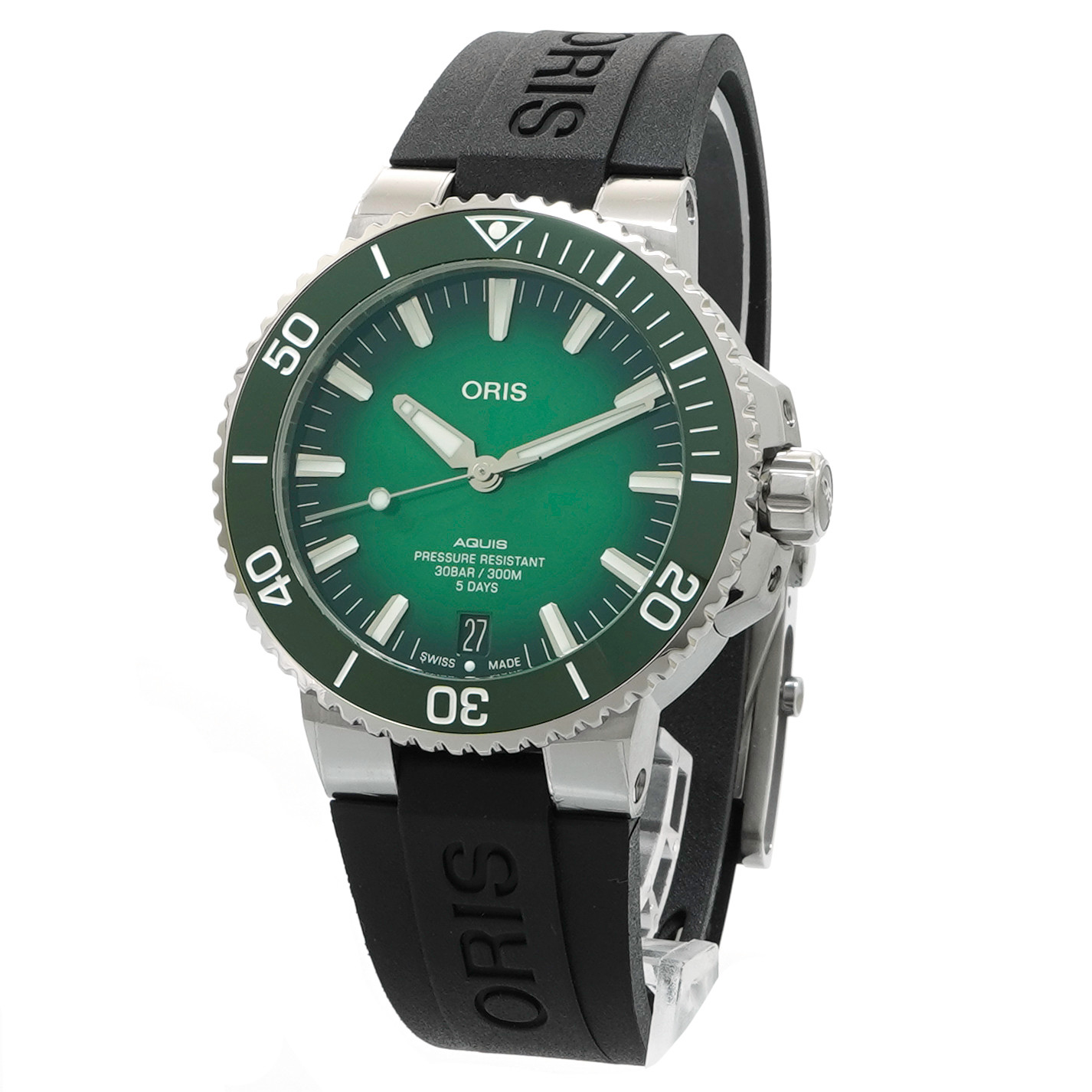 Oris Aquis Date Caliber 400 *Green Dial* *Unworn* - Inventory 4517