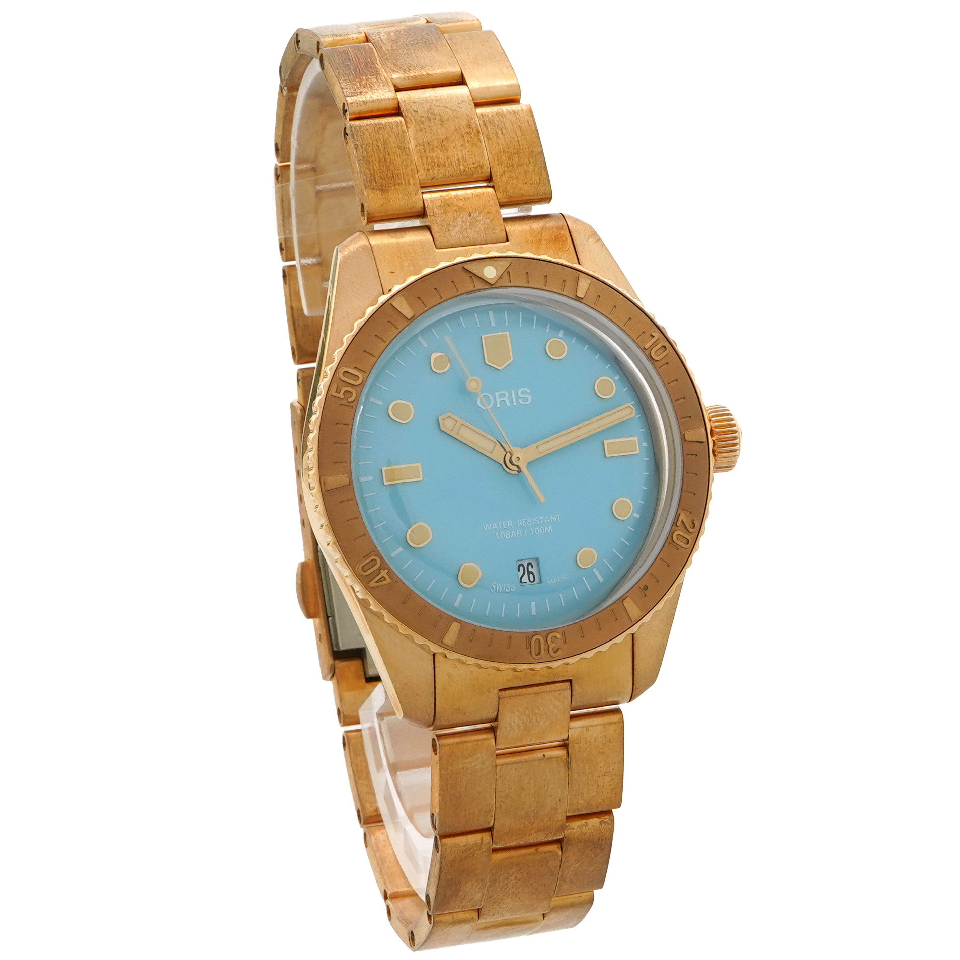 Oris Divers Sixty-Five Bronze 38mm *Cotton Candy* *Light Blue