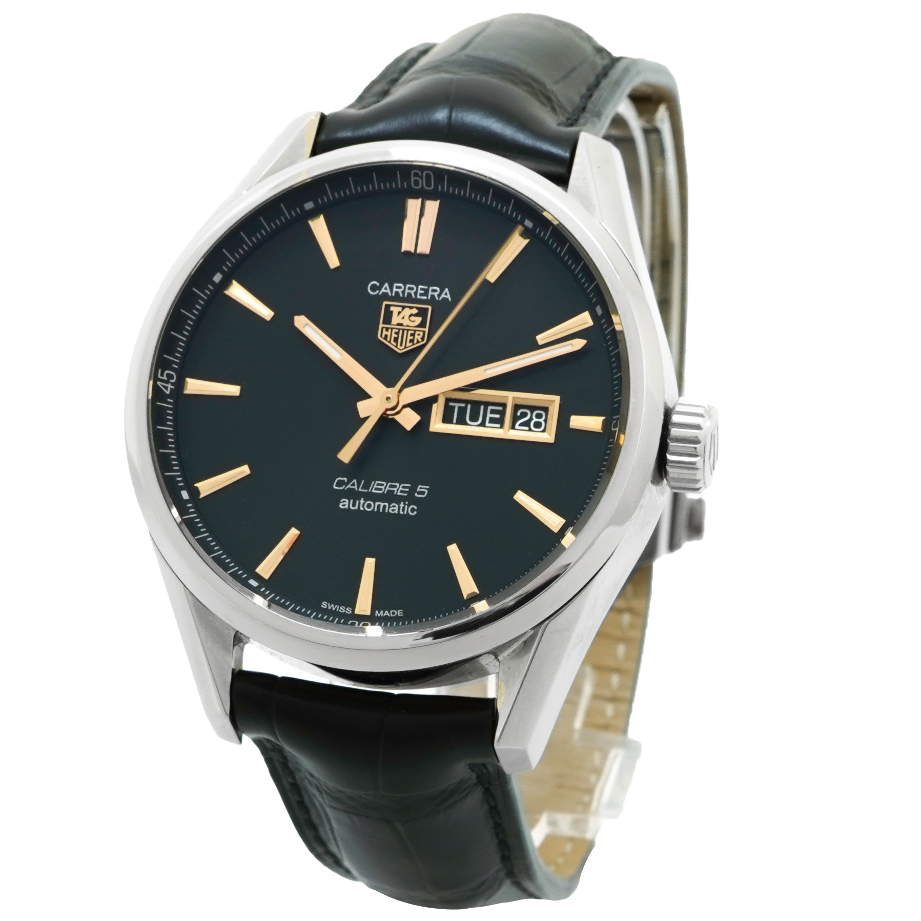 TAG Heuer Carrera Caliber 5 Automatic Day/Date 41mm - Inventory