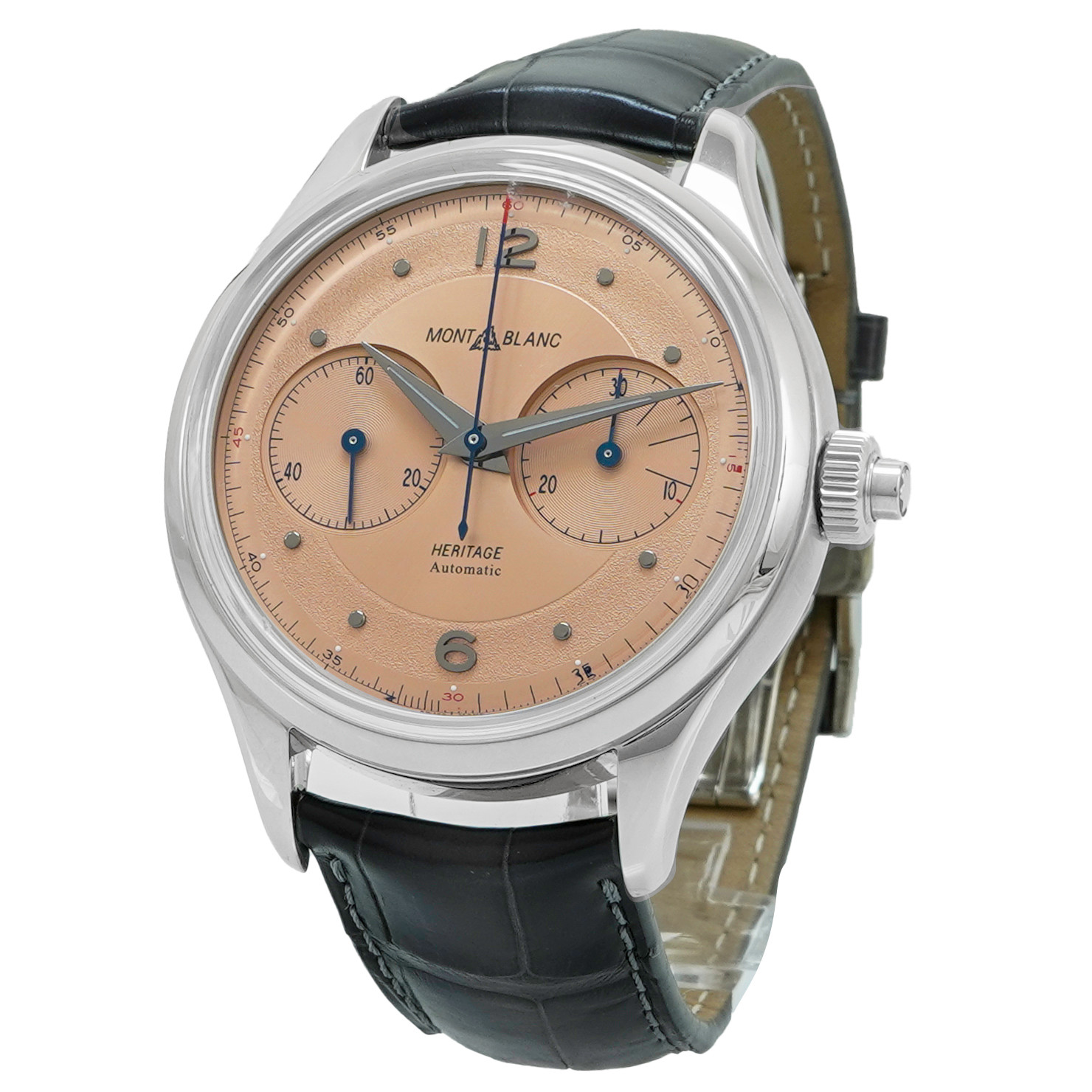 Montblanc 1858 Heritage Monopusher Chronograph MB 25.12 *Salmon