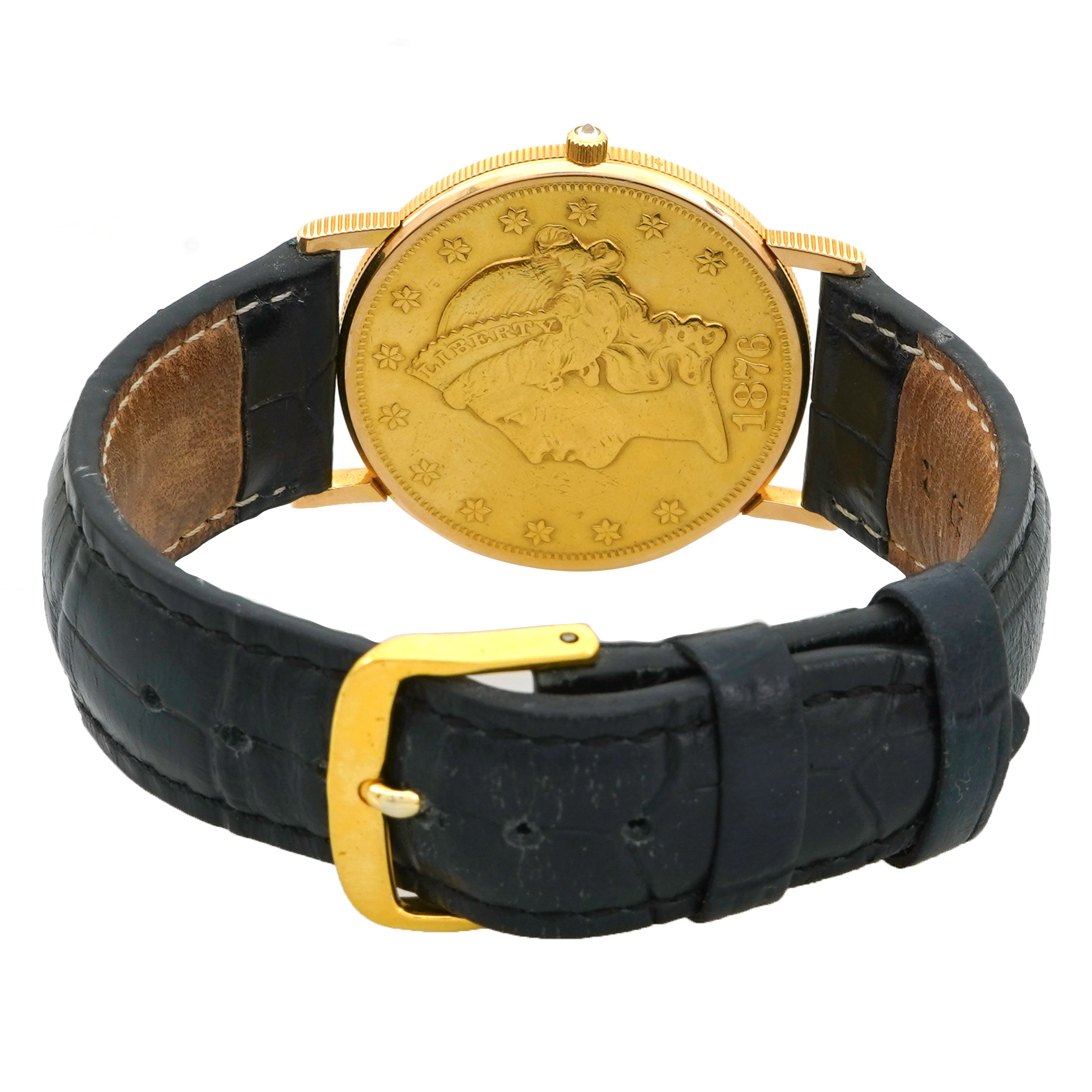 Corum $20 Gold Coin Double Eagle 1876 Quartz - Inventory 4655