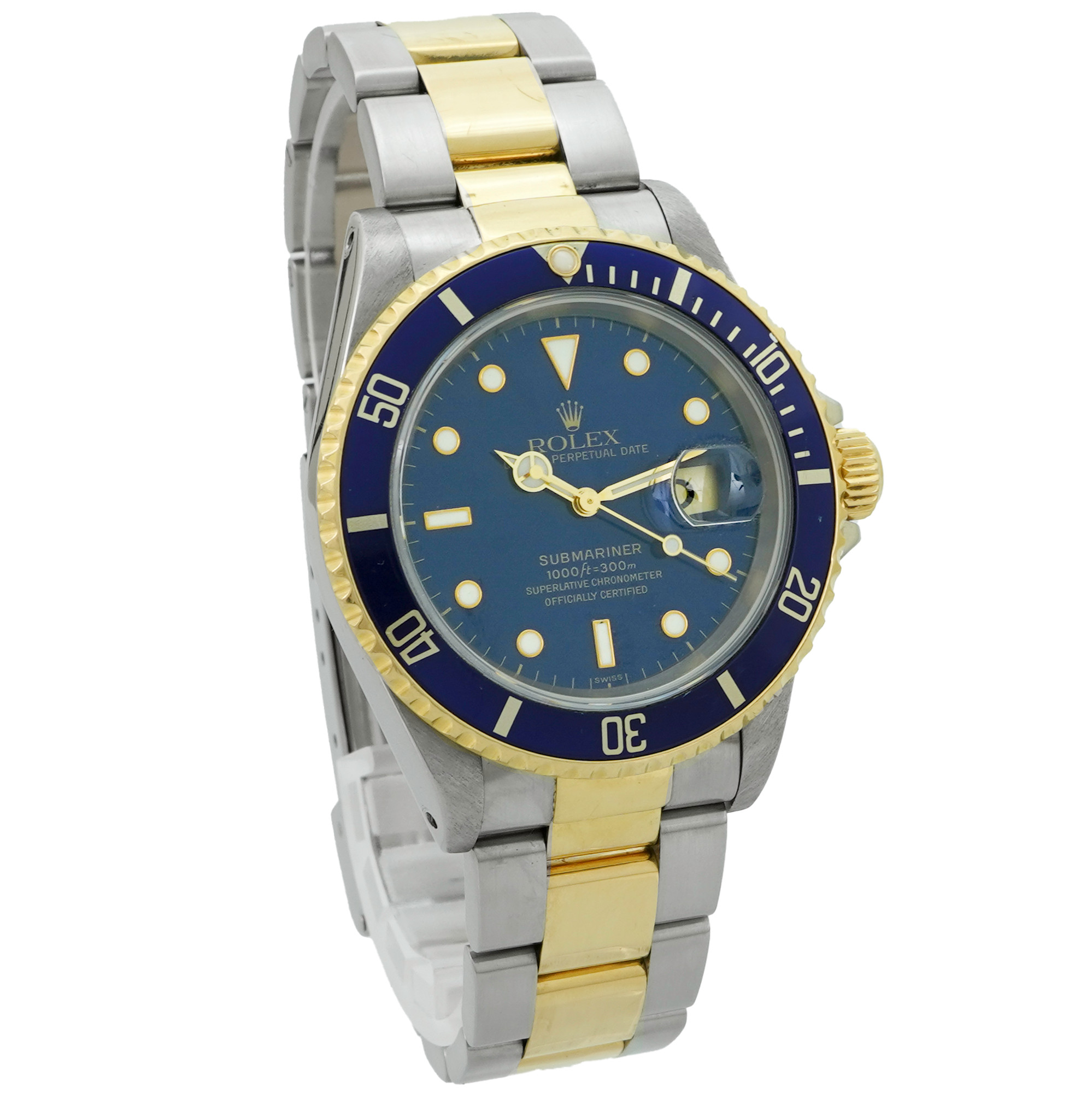 Rolex Submariner 16613 Blue Dial - Inventory 4670