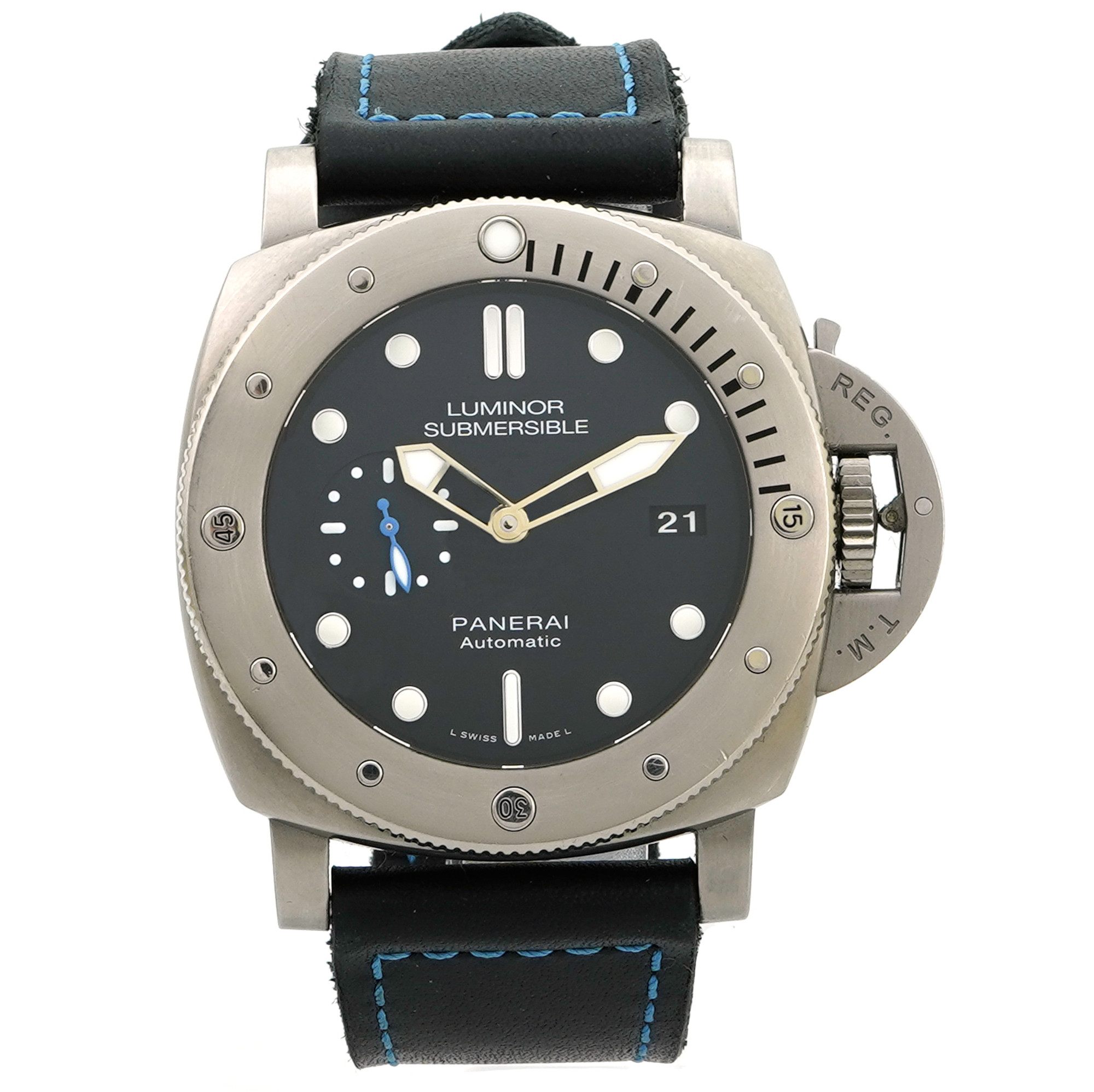 Panerai Luminor Submersible 1950 Titanium 47mm Automatic Date PAM01305 - Inventory 4684 