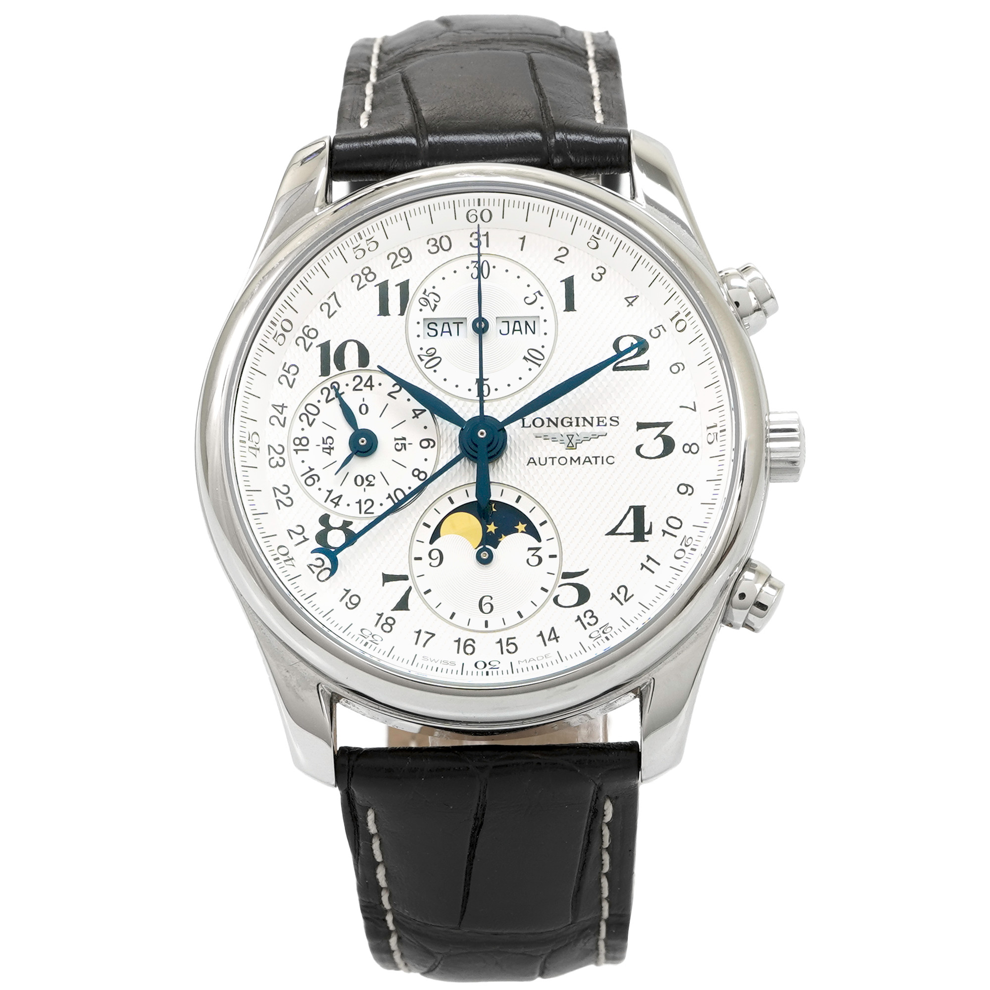 Longines Master Collection Moonphase Chronograph 40mm L2.673.4 - Inventory 4716