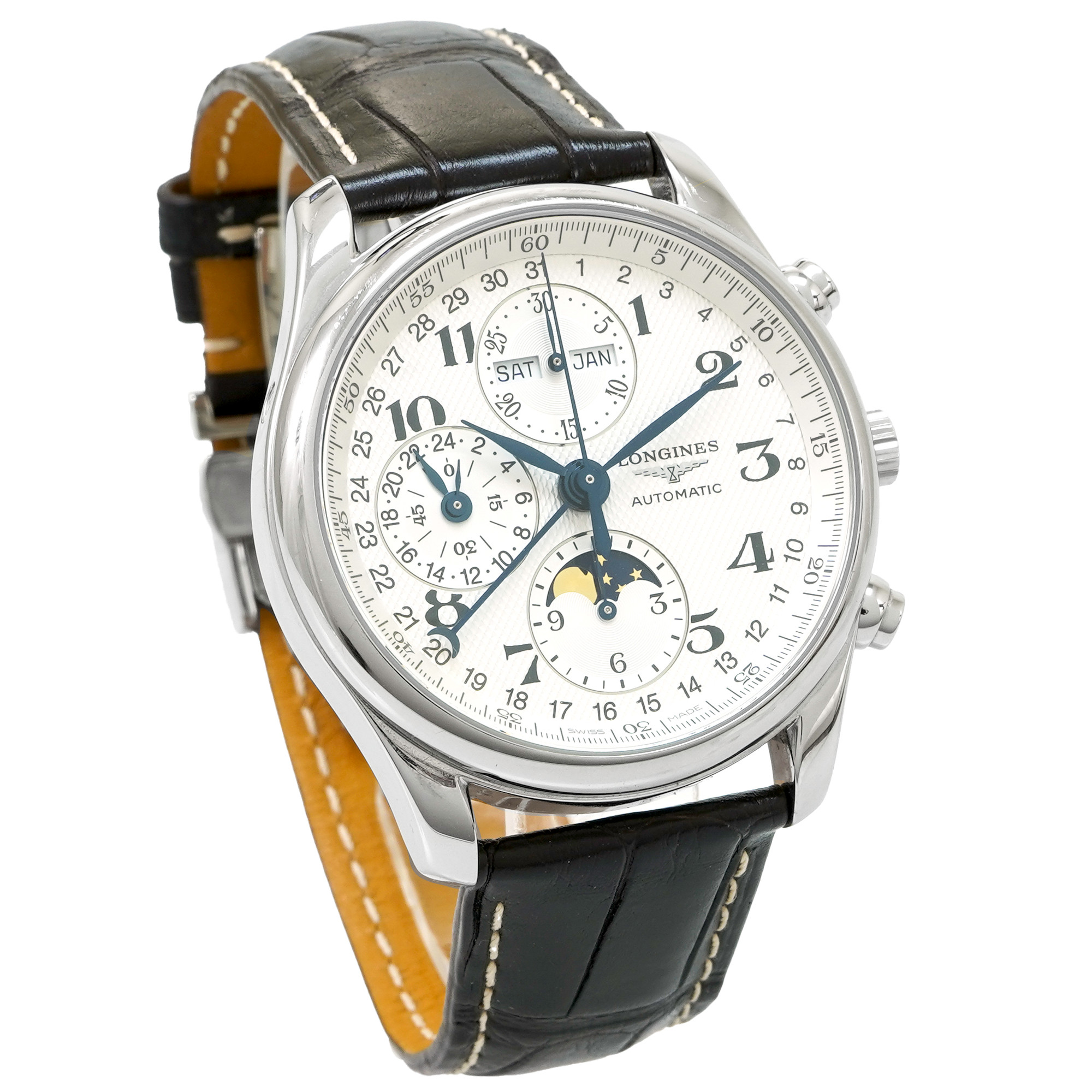 Longines Master Collection Moonphase Chronograph 40mm L2.673.4 - Inventory 4716