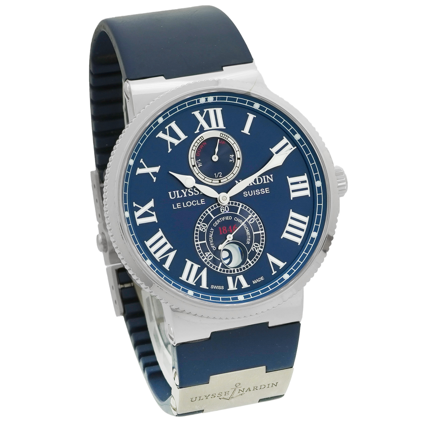 Ulysse Nardin Marine Chronometer 263-67 *Blue Dial* - Inventory