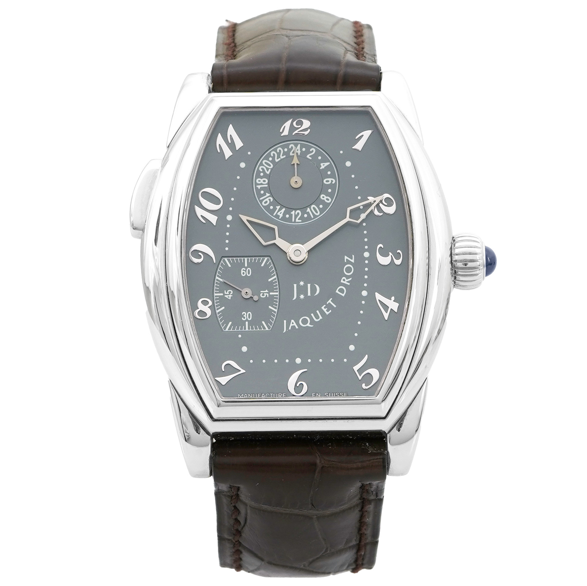 Jaquet Droz Tonneau GMT - Inventory 4720 - DelrayWatch.com