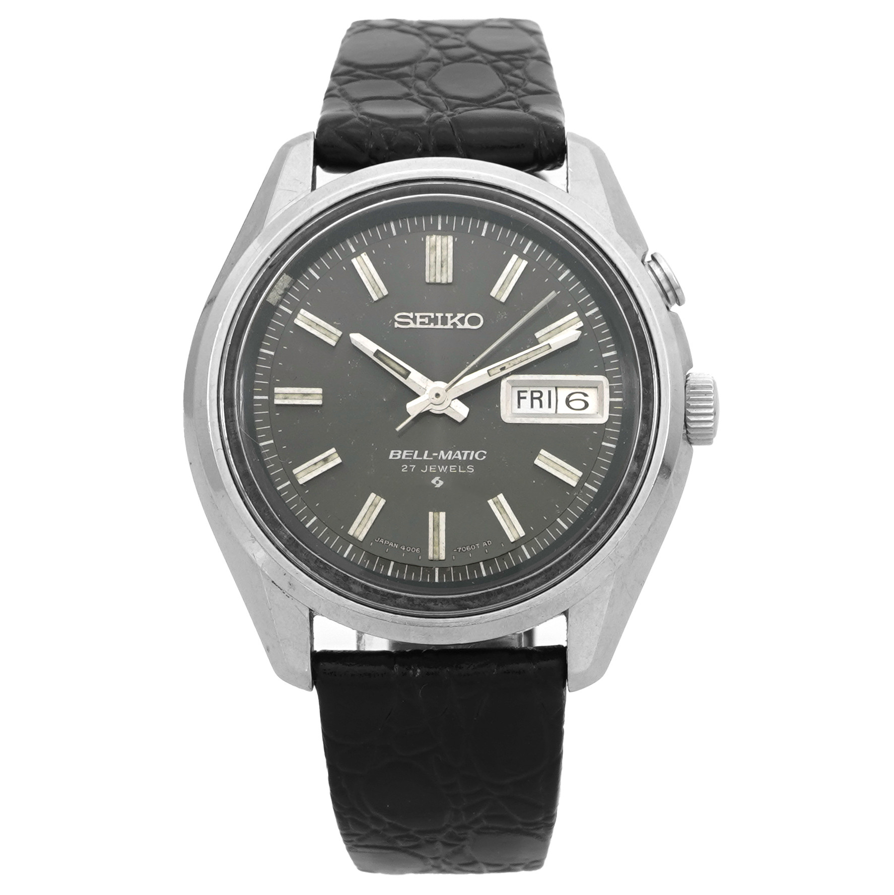 SEIKO ベルマチック 27石 4006-7010 Seiko Bell-Matic Automatic 4006-7010 *Vintage* - Inventory 4747