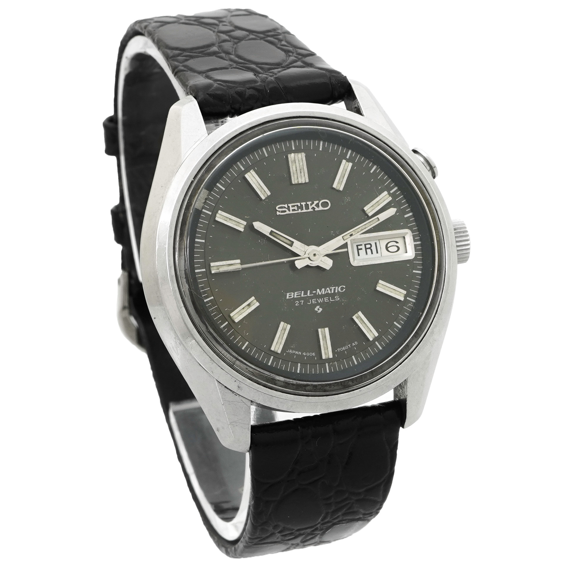 SEIKO BELL-MATIC 自動巻き 4006-7010 27石 訳あり Seiko Bell-Matic Automatic 4006-7010 *Vintage* - Inventory 4747