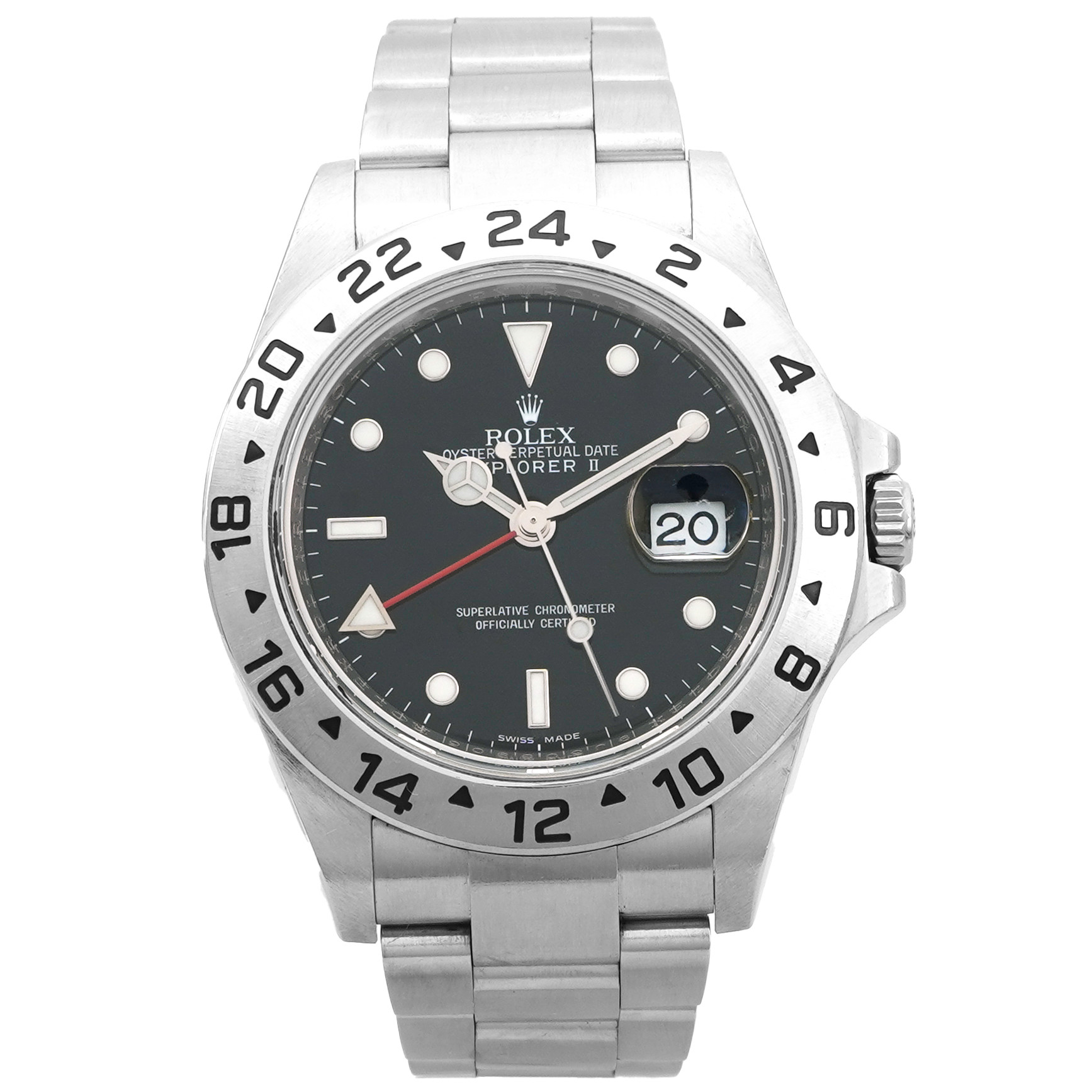Rolex Explorer II Black Dial 16750 - Inventory 4783