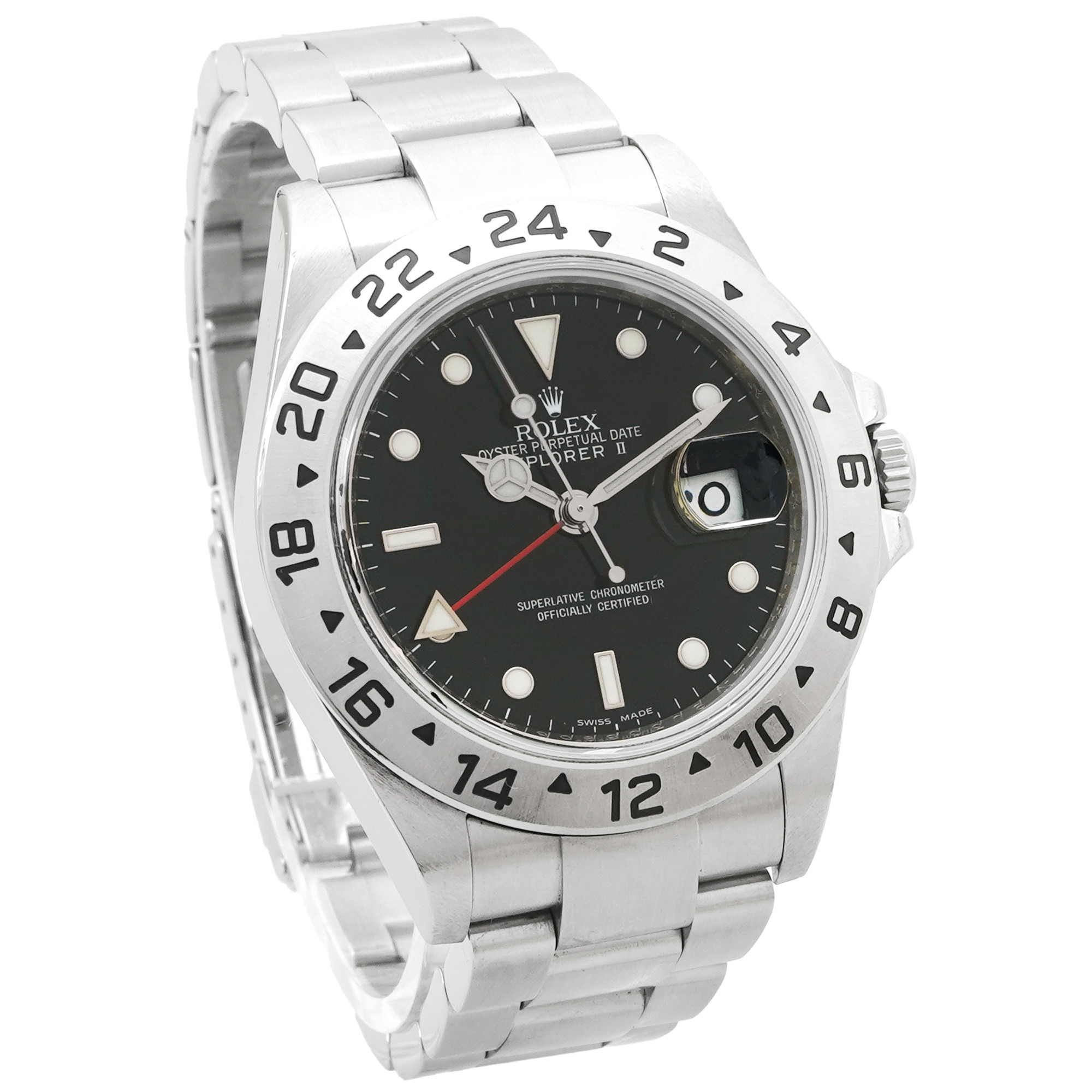 Rolex Explorer II Black Dial 16750 - Inventory 4783