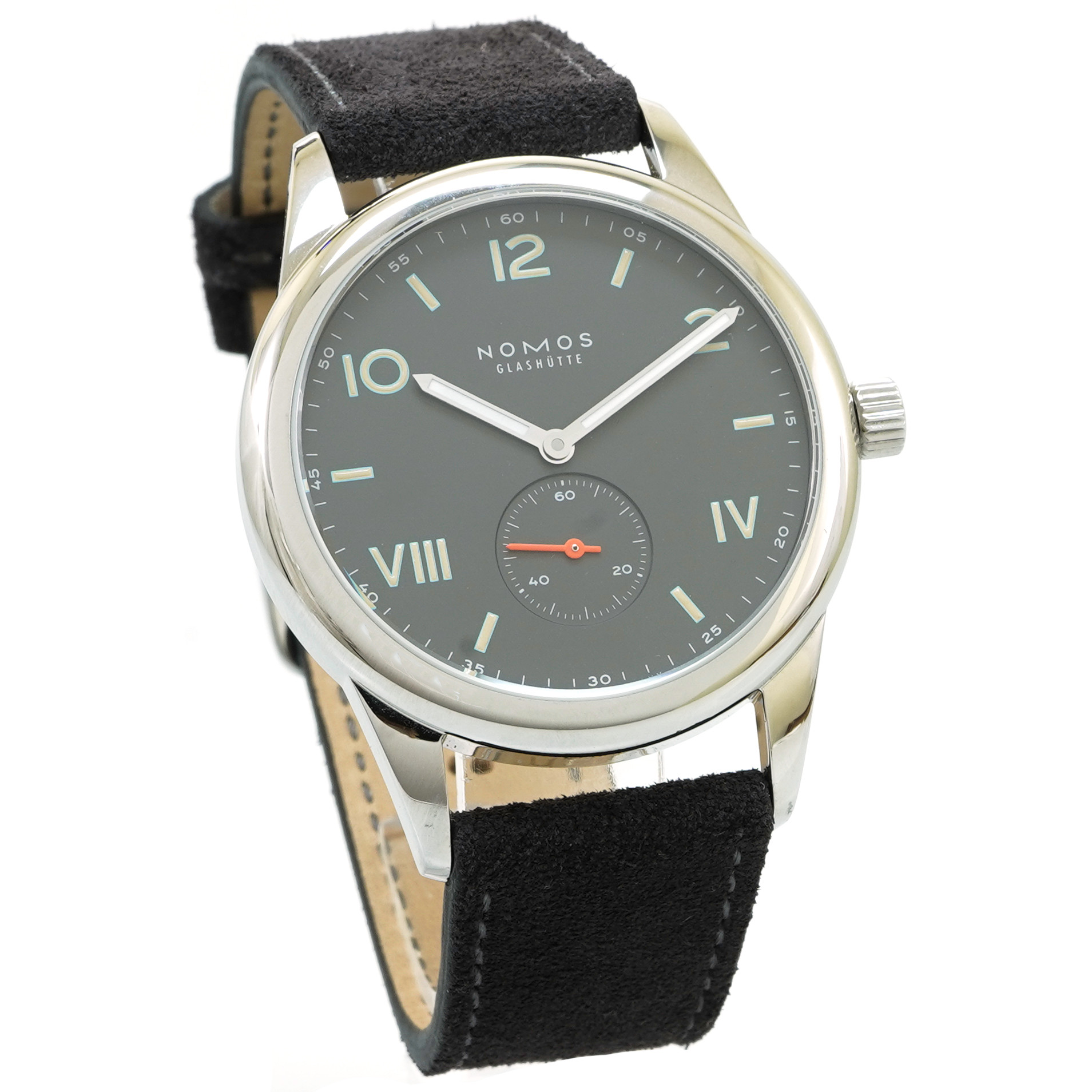 Nomos Club Campus 38 738 Night Glass Back *2023* - Inventory 4841