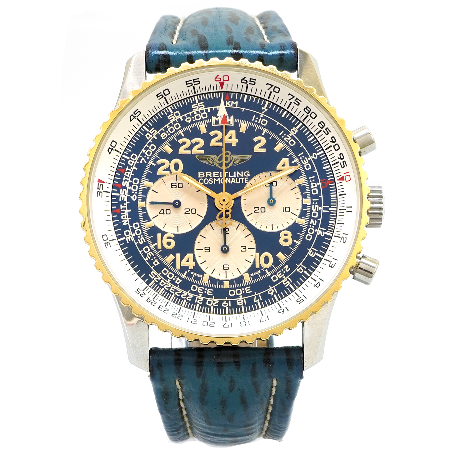 Breitling Navitimer Cosmonaute D12022 *Blue Dial* - Inventory 4836
