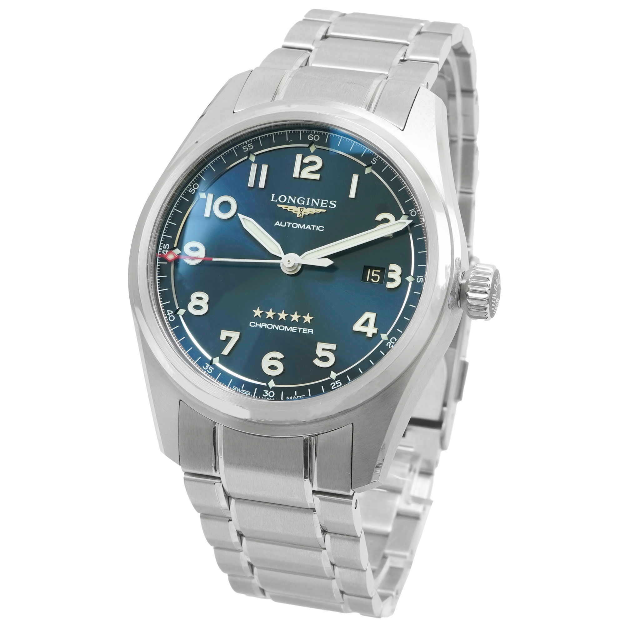 Longines Spirit Prestige Edition 42mm L3.811.4.93.9 *Blue Dial* *Unworn* - Inventory 4832
