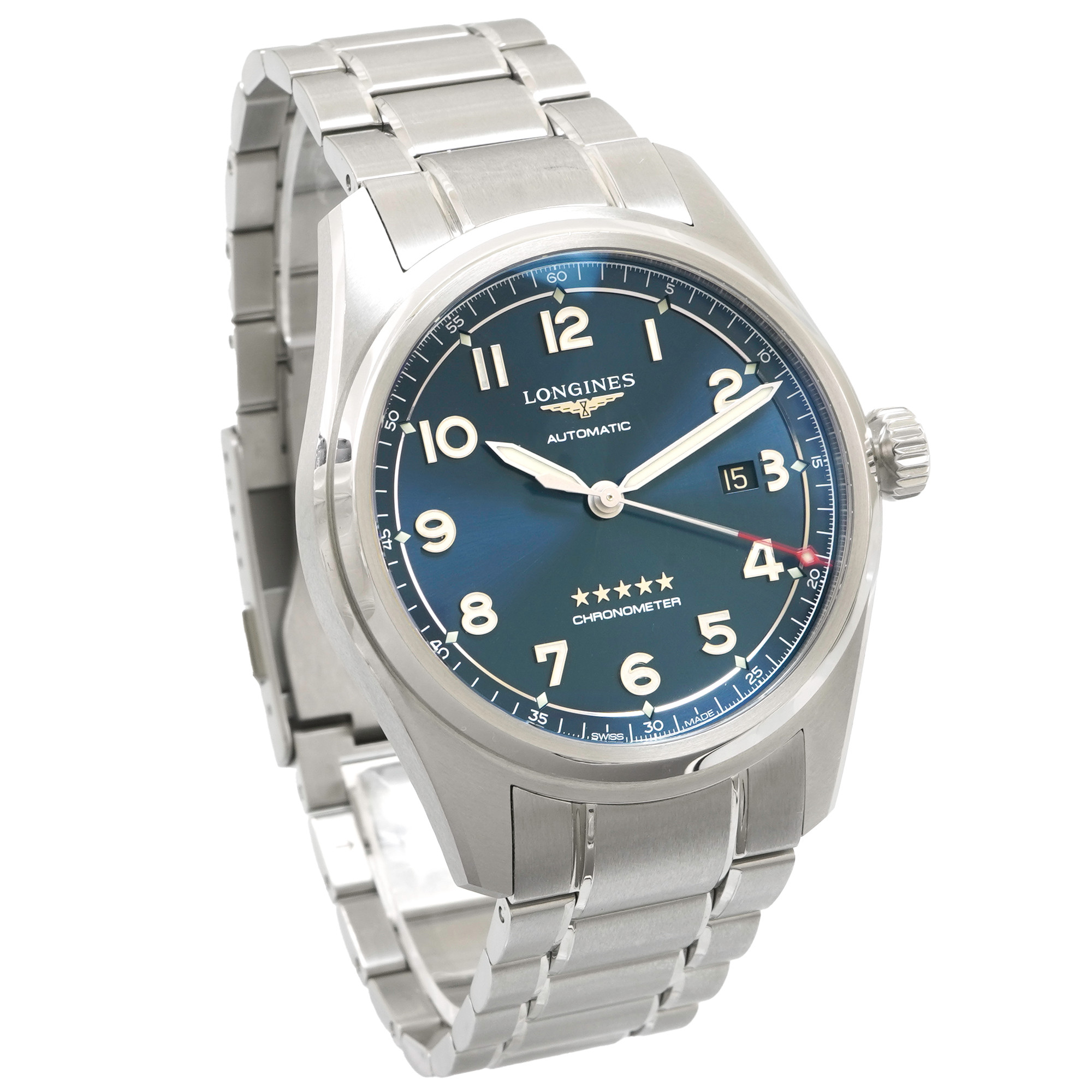 Longines Spirit Prestige Edition 42mm L3.811.4.93.9 *Blue Dial* *Unworn* - Inventory 4832