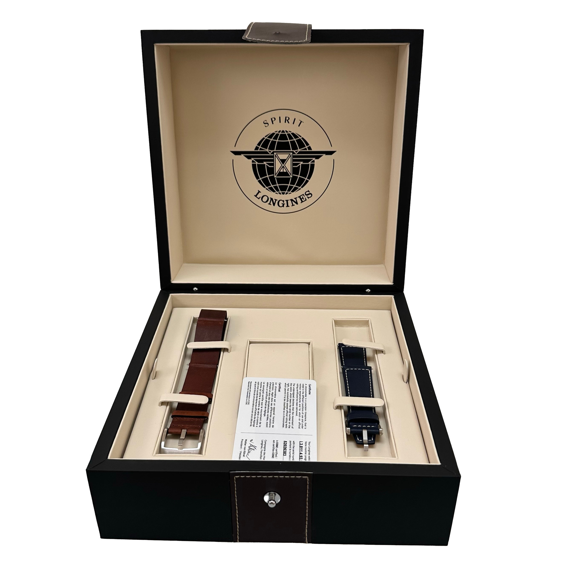 Longines Spirit Prestige Edition 42mm L3.811.4.93.9 *Blue Dial* *Unworn* - Inventory 4832