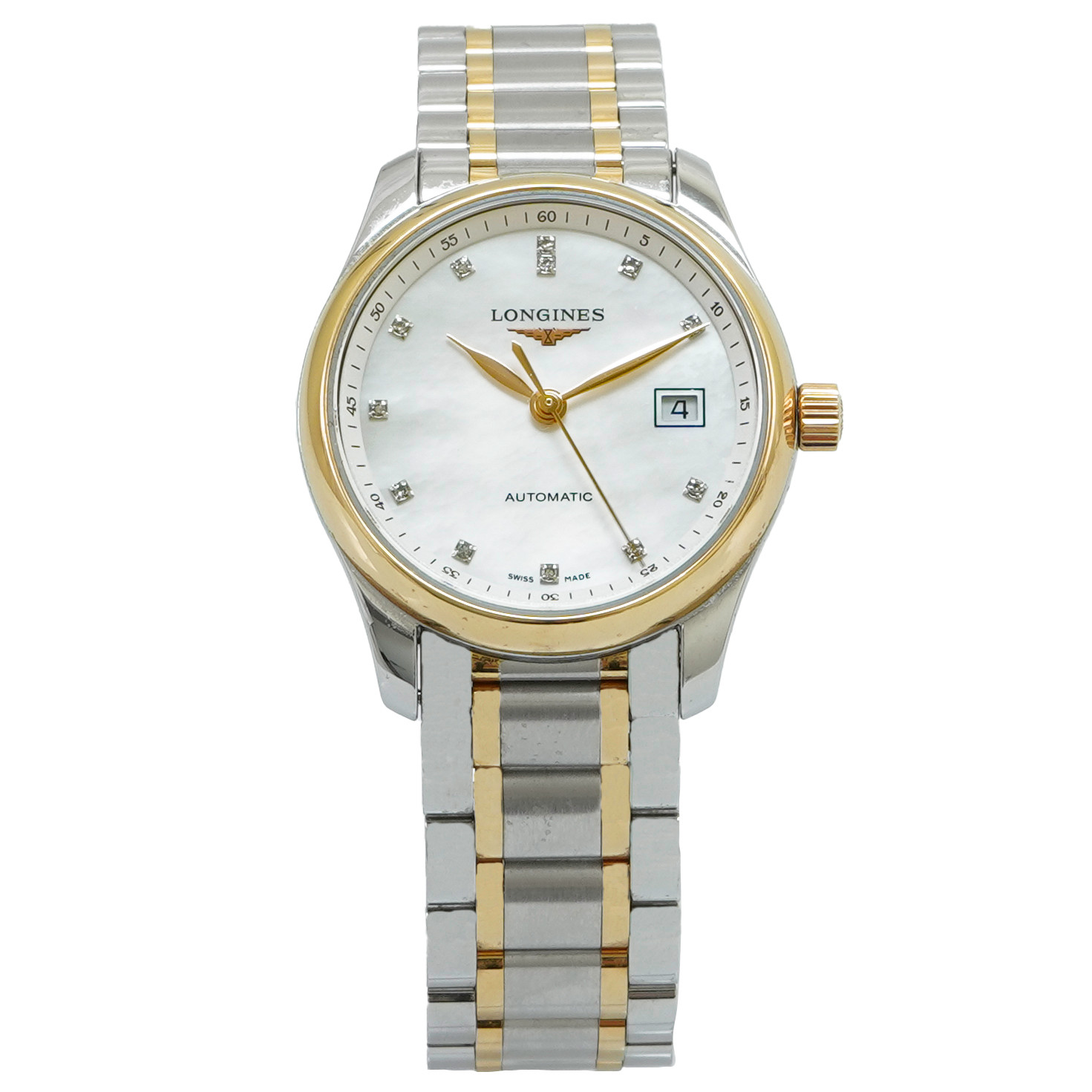 Longines Master 29mm Ladies L2.257.5.89.7 *MOP Diamond Dial* *Unworn* - Inventory 4815