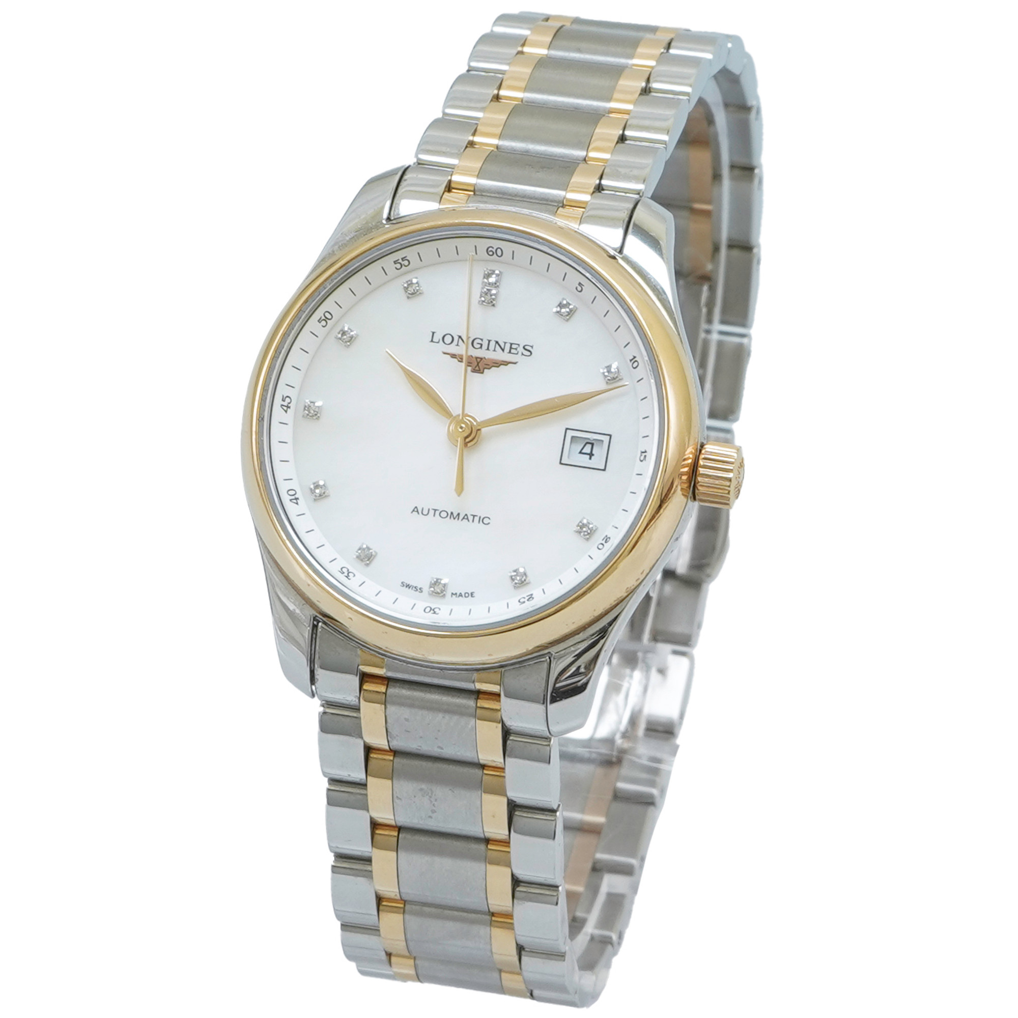 Longines Master 29mm Ladies L2.257.5.89.7 *MOP Diamond Dial* *Unworn* - Inventory 4815