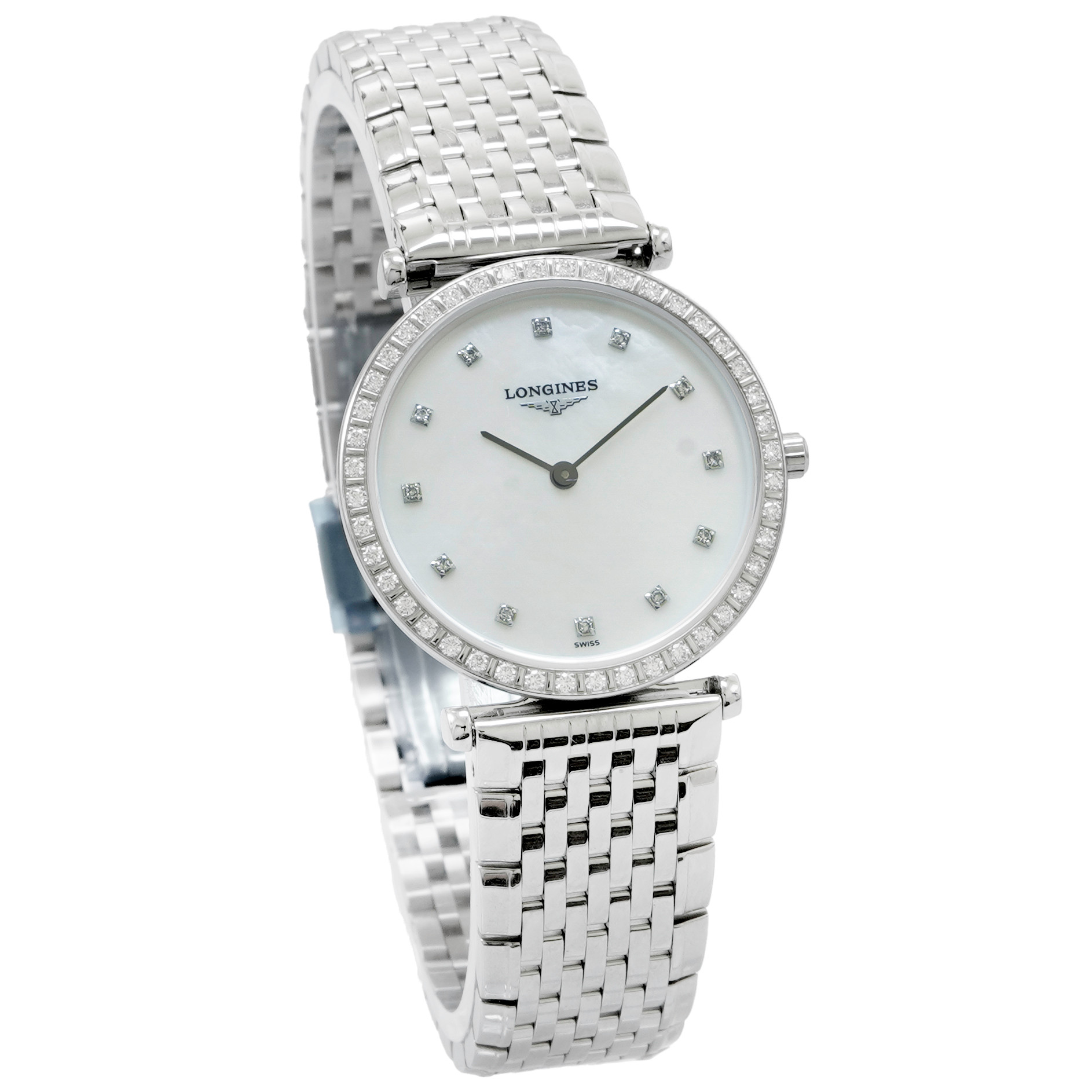 Longines La Grande Classique de Longines 29mm L4.523.0.87.6 *Diamond Bezel & Dial* *Unworn* - Inventory 4826