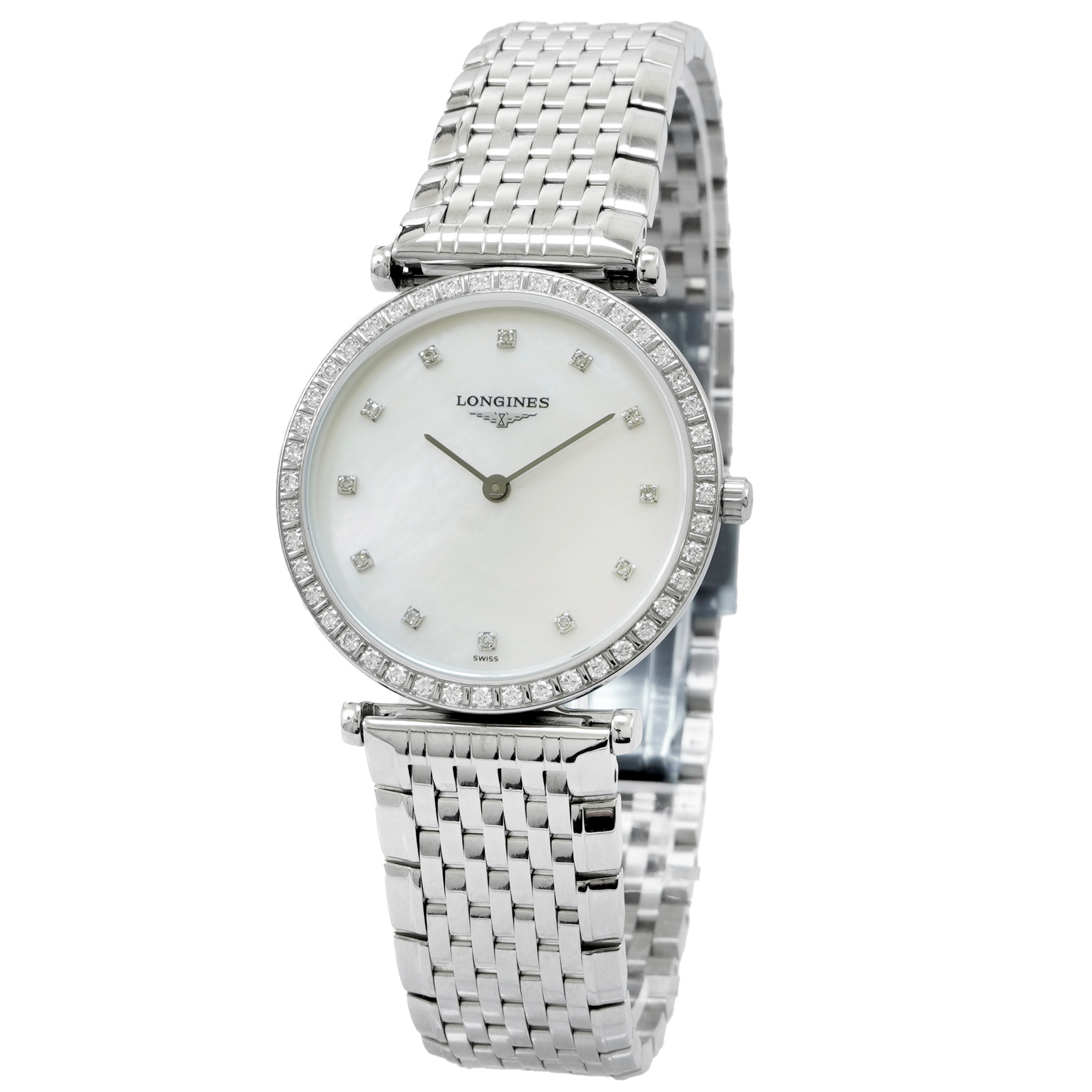 Longines La Grande Classique de Longines 29mm L4.523.0.87.6 *Diamond Bezel & Dial* *Unworn* - Inventory 4826
