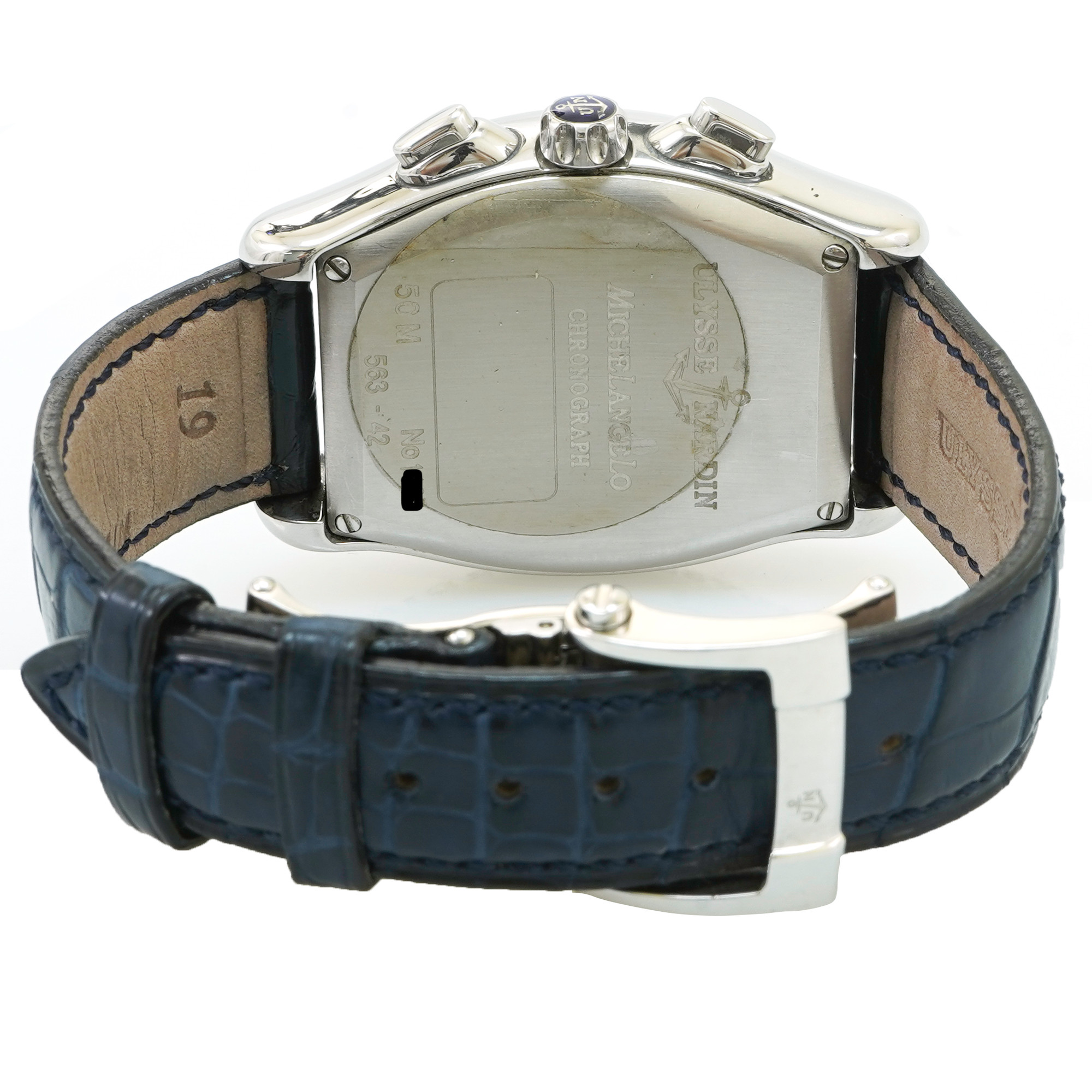 Ulysse Nardin Michelangelo Chronograph 563-42/53 *Blue Dial* - Inventory 4851