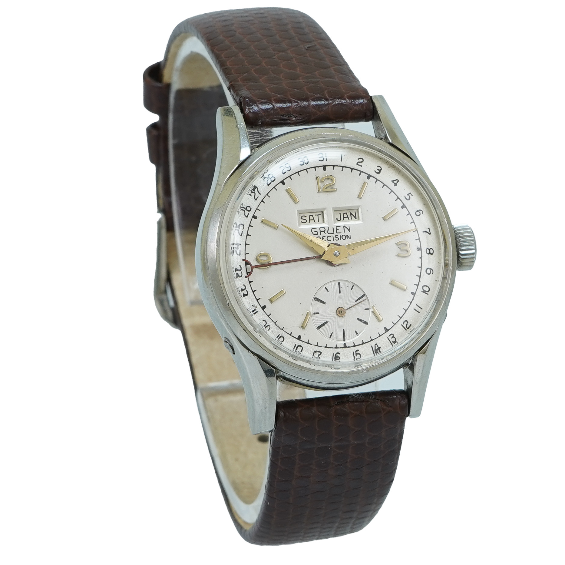 CADRAN DE CHRONOGRAPHE Heuer SAVIC décimal Nos Neuf de Stock EUR 44,99 - FR