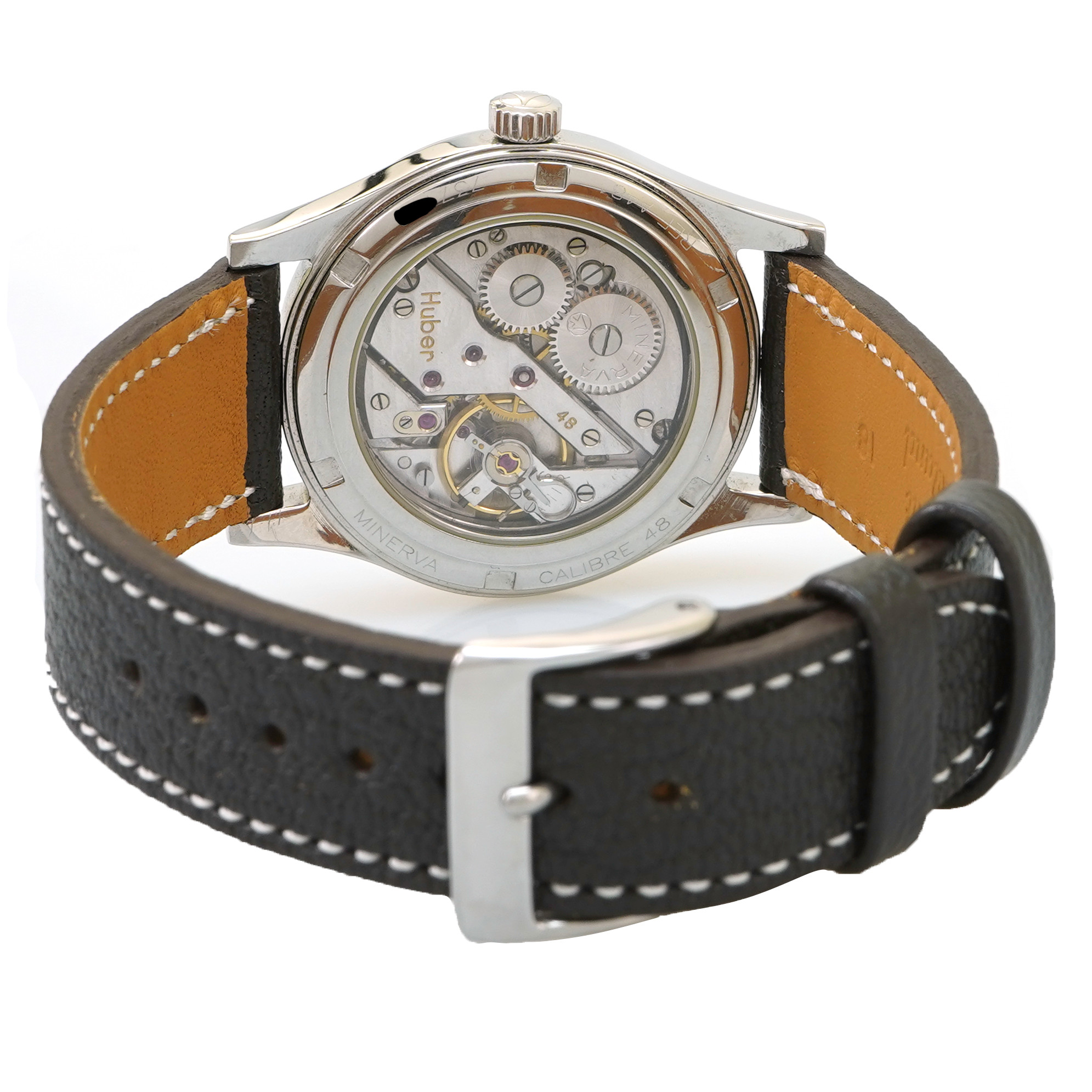 Huber Minerva Classic Roman - Inventory 4905 - DelrayWatch.com