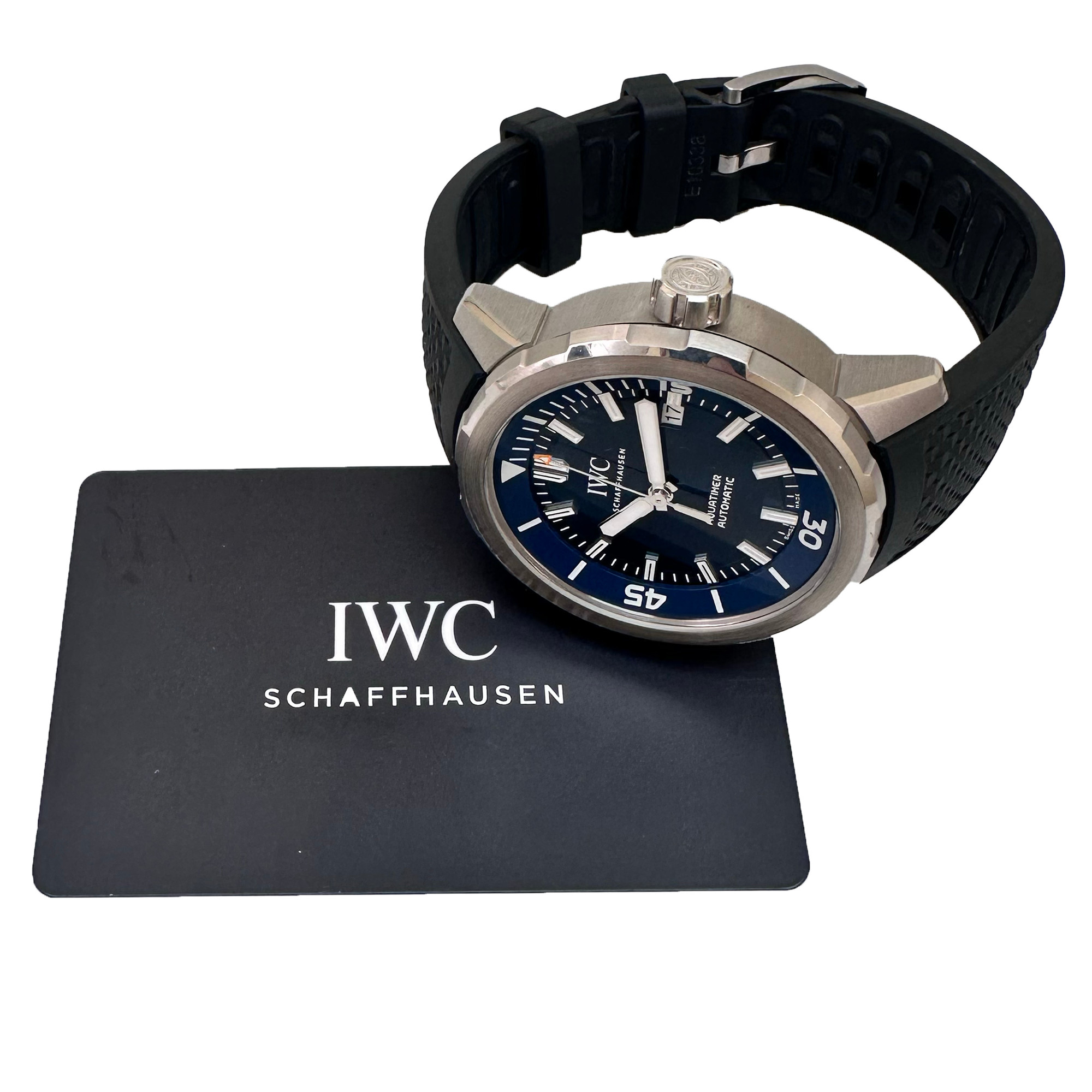 IWC Aquatimer Automatic Edition Expedition Jacques-Yves Cousteau IW329005 *Blue Dial* - Inventory 4899