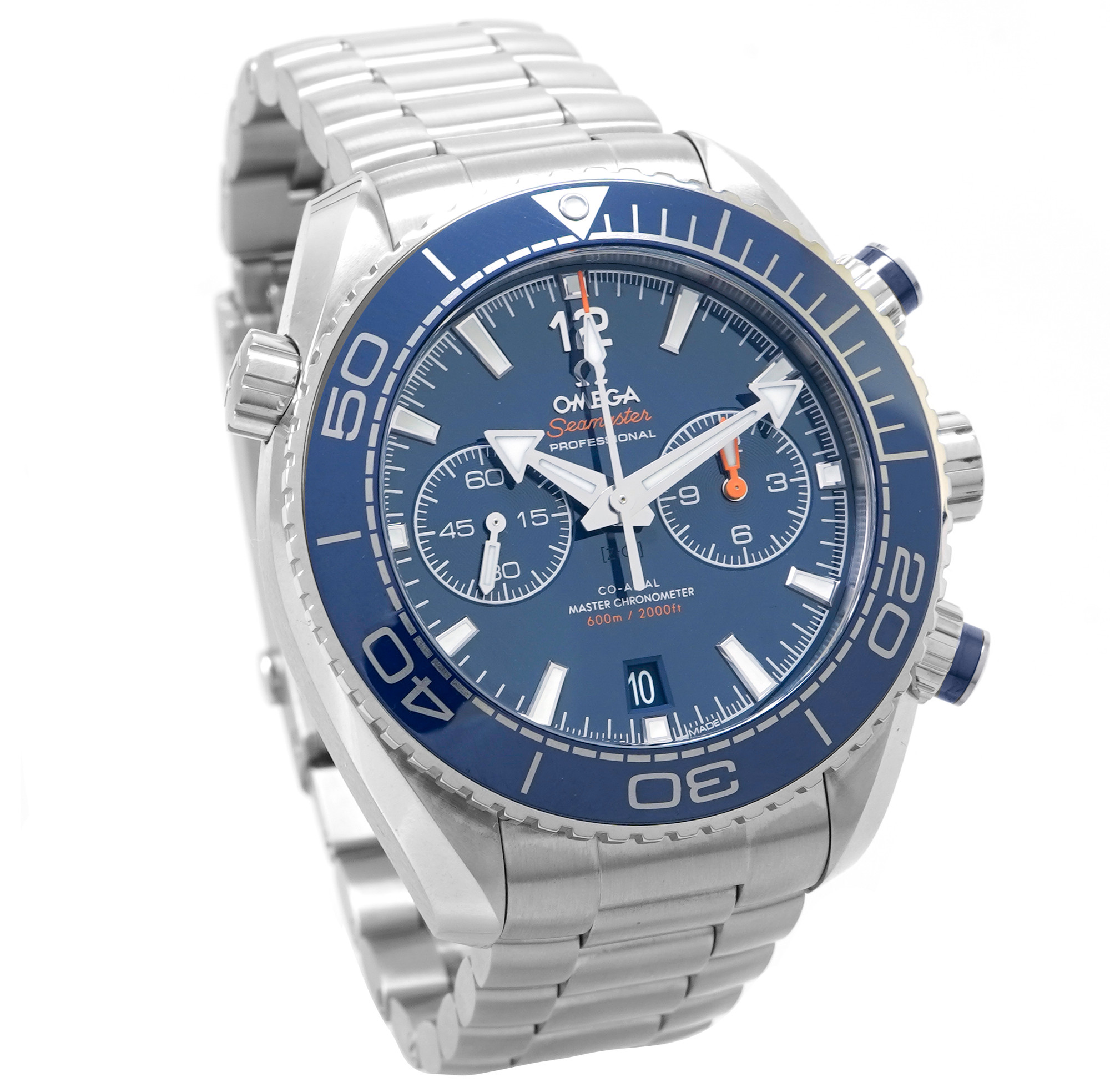 Omega Planet Ocean 600M Chronograph 45.5m *Blue Dial* *2023* - Inventory 4924