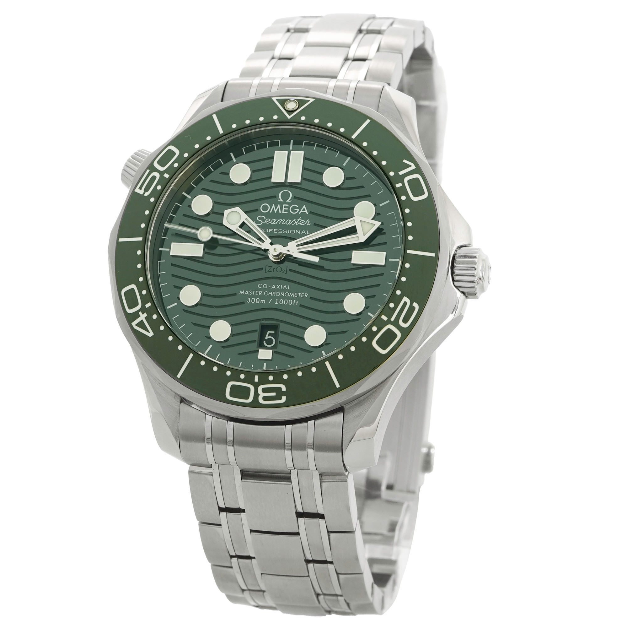Omega Seamaster Diver 300M Master Chronometer 42mm *Green* *Unworn* *2023* - Inventory 4914