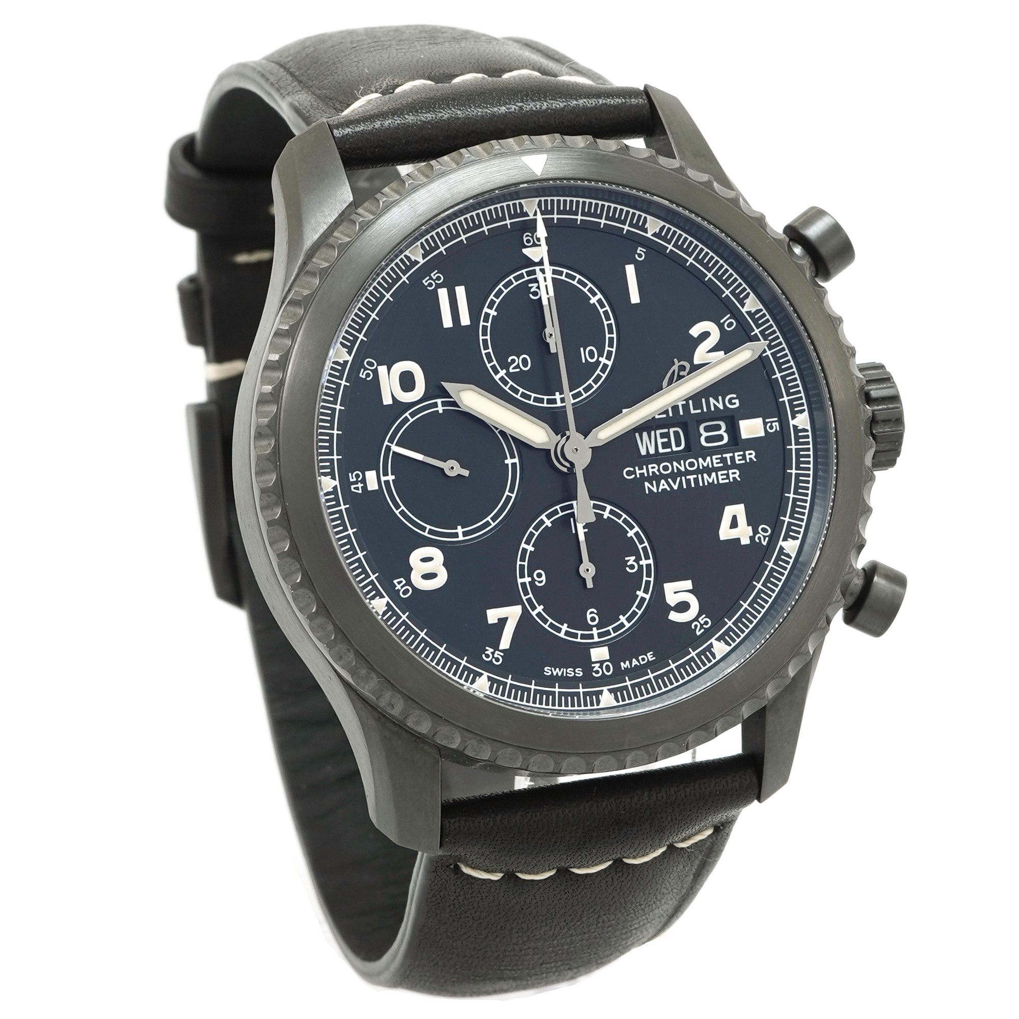 Breitling Navitimer 8 Chrono 43 Black Steel Chronograph M13314 - Inventory 4956