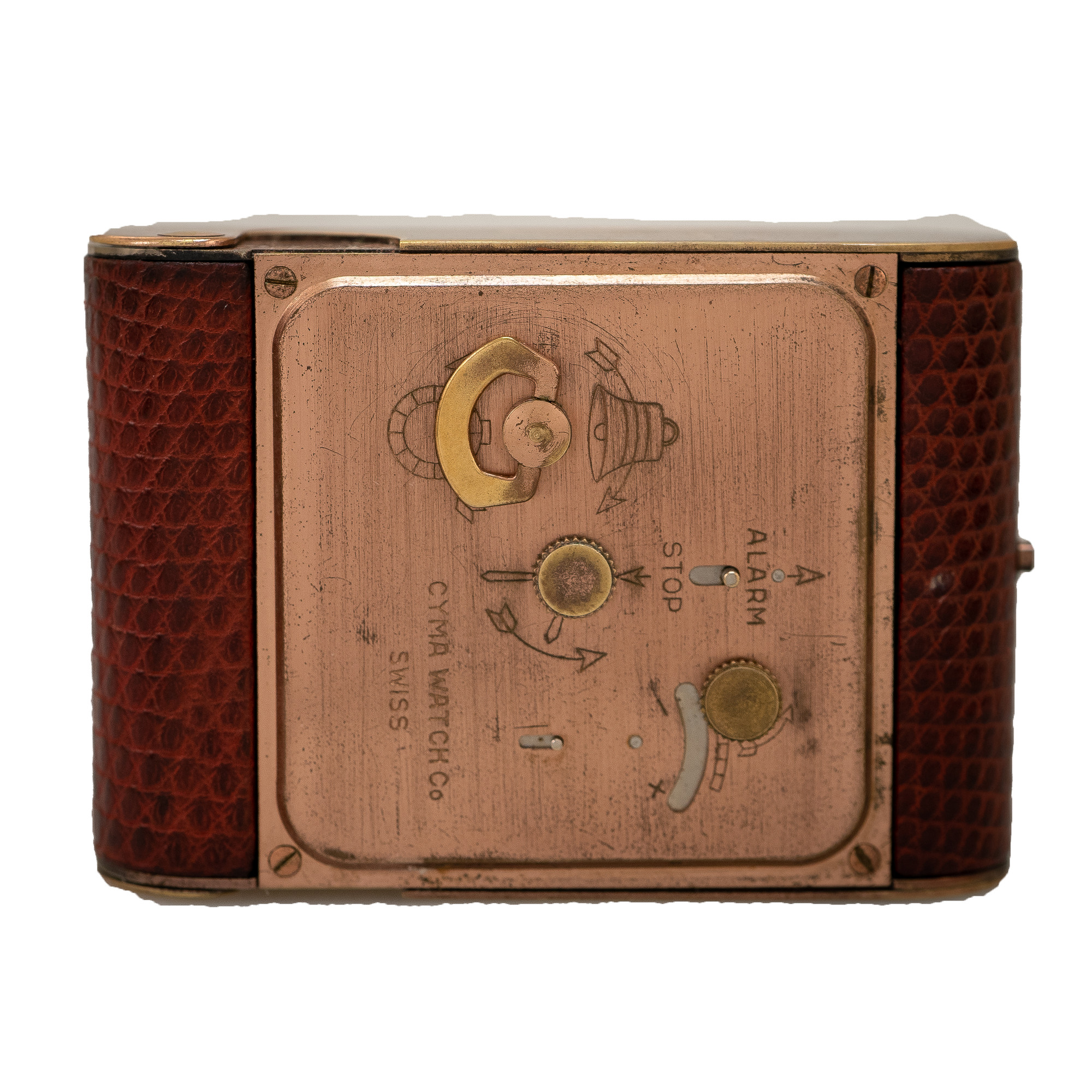 Cyma GÜBELIN Folding Alarm Clock *Vintage* - Inventory 5102