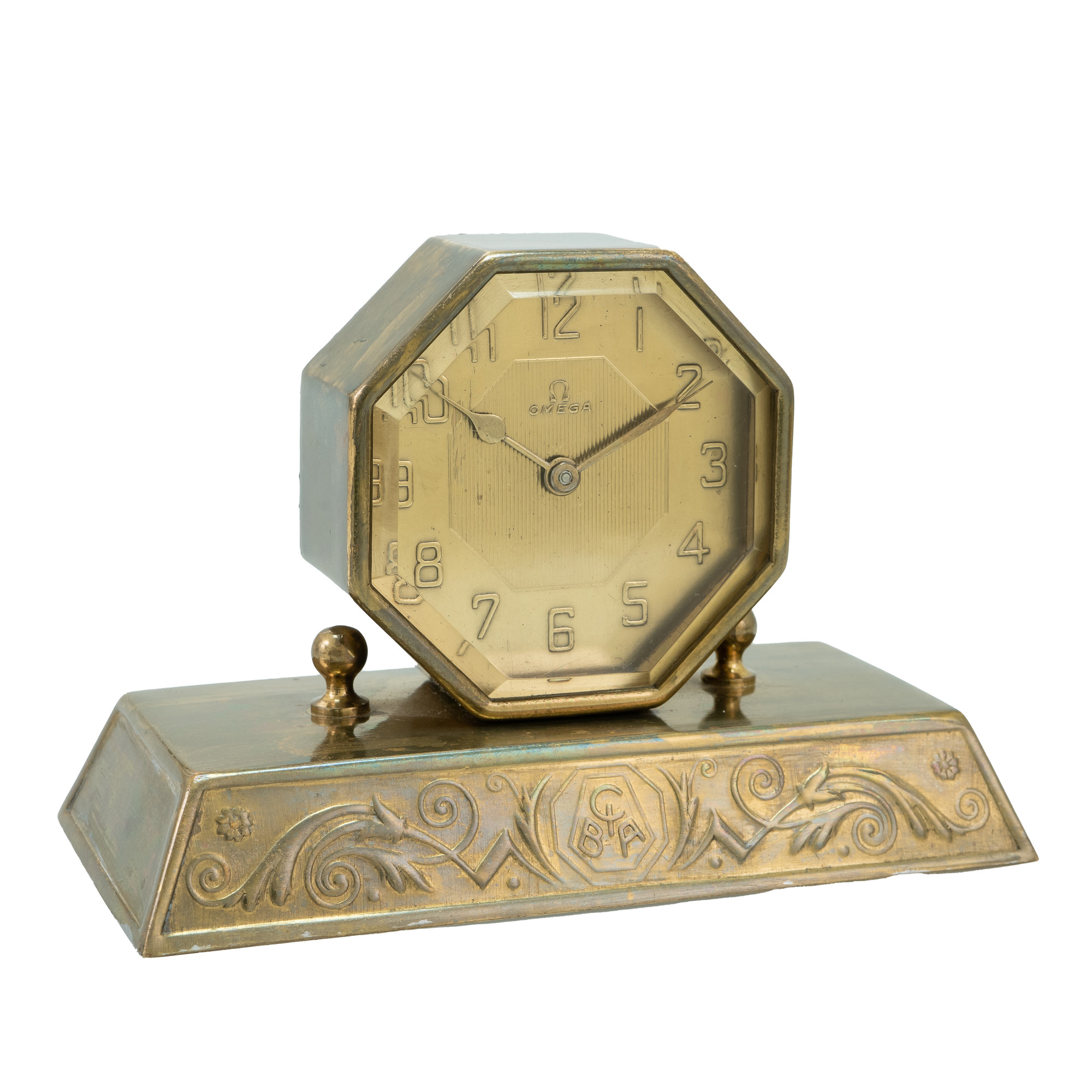 Omega 1923 CIBA Clock - Inventory 5117