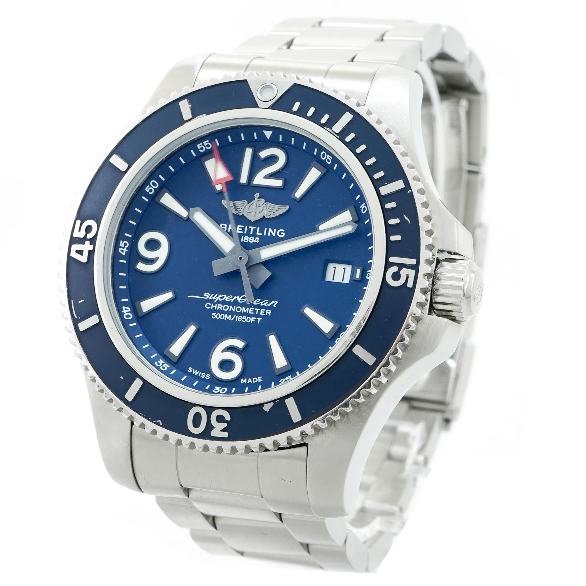 Breitling SuperOcean A17366 *Blue Dial* - Inventory 5114