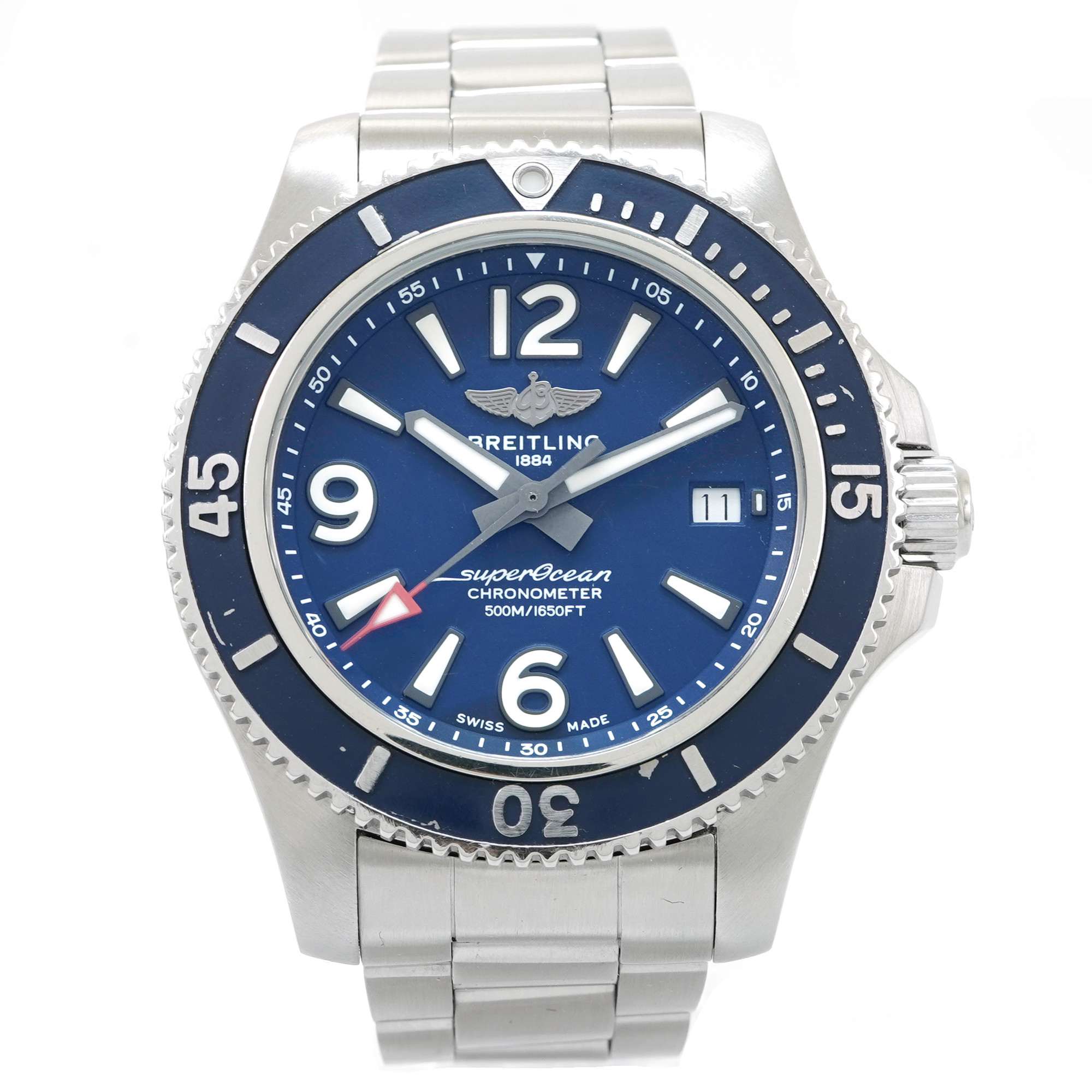 Breitling SuperOcean A17366 *Blue Dial* - Inventory 5114