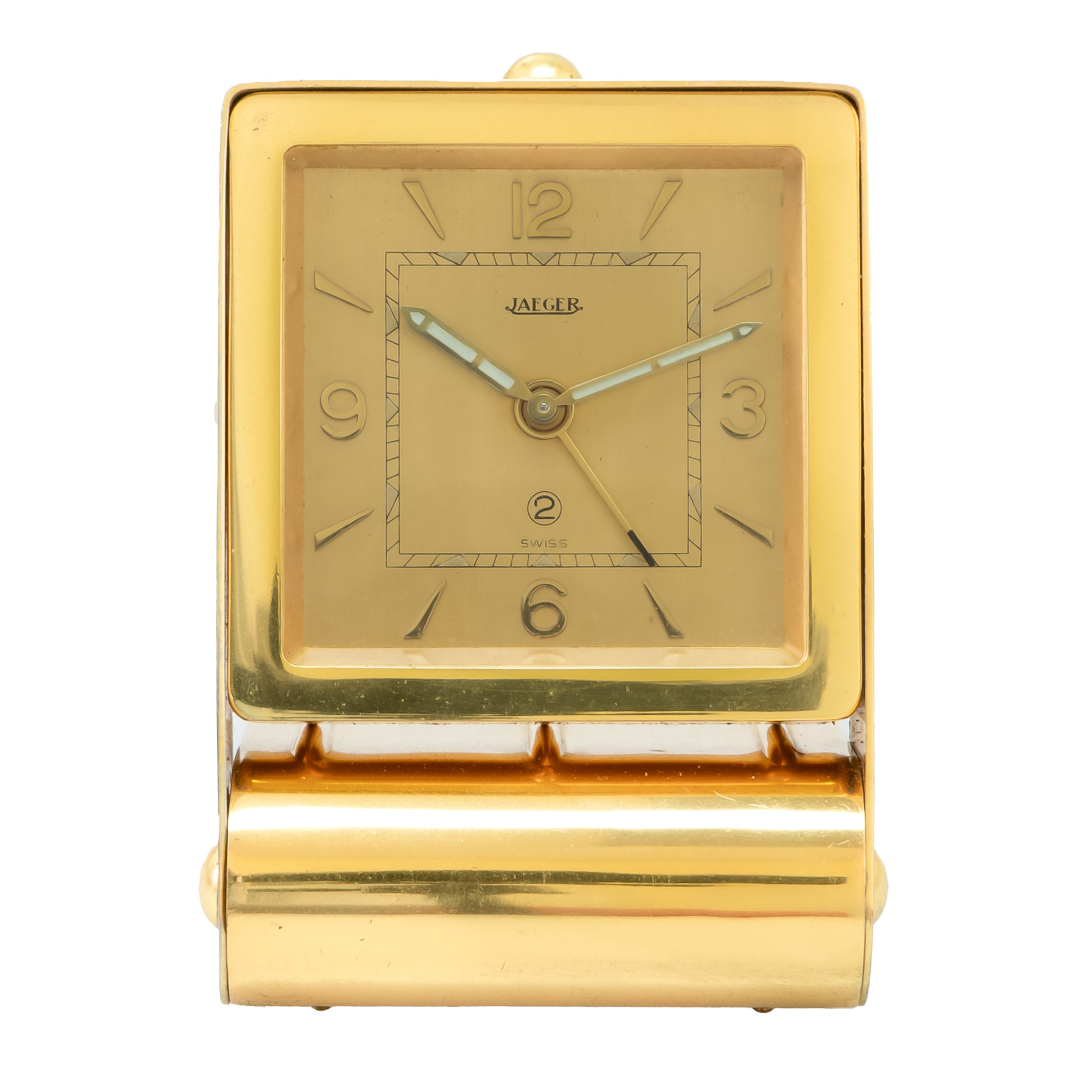 Jaeger-LeCoultre アラームクロック ヴィンテージ 置時計 手巻き Vintage Jaeger LeCoultre 2 Days Alarm Folding Clock - Inventory