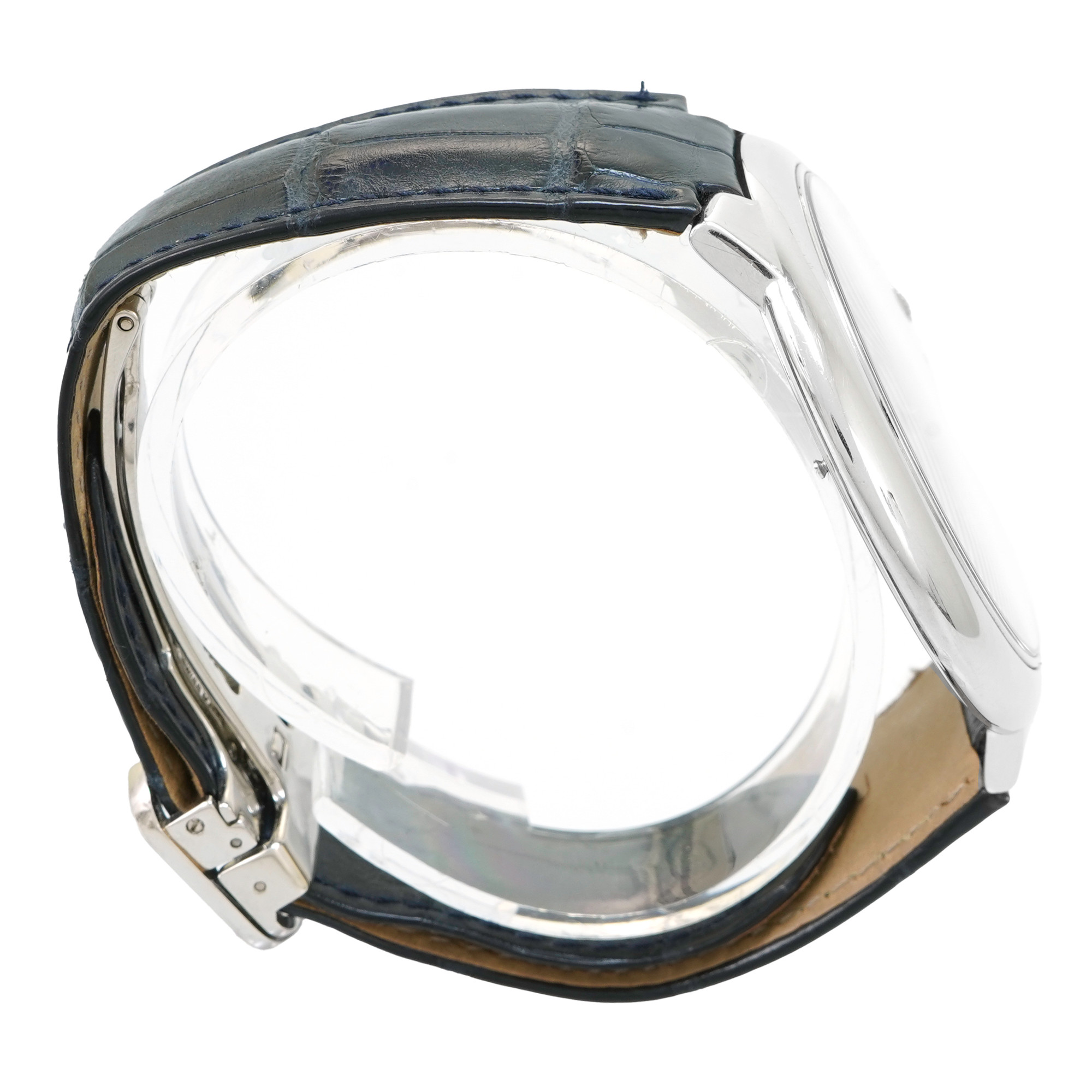 Cartier Ballon Bleu de Cartier Extra-Flat Platinum W6920059  *Blue Dial* *Limited Edition* - Inventory 5233