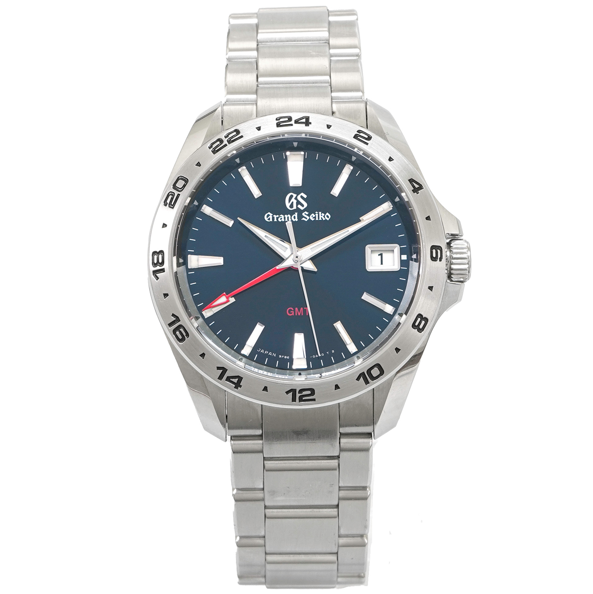 Grand Seiko Quartz GMT 39mm SBGN005 *Blue Dial* - Inventory 5252