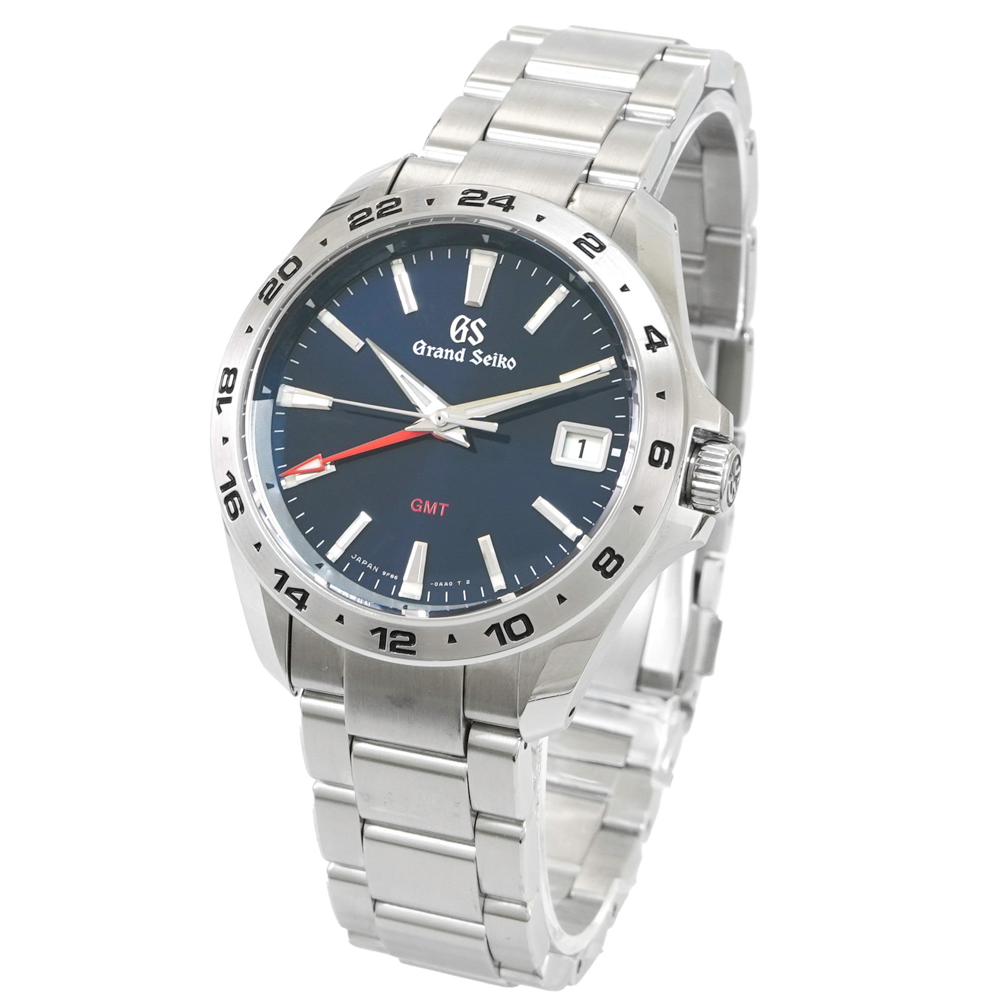Grand Seiko Quartz GMT 39mm SBGN005 *Blue Dial* - Inventory 5252
