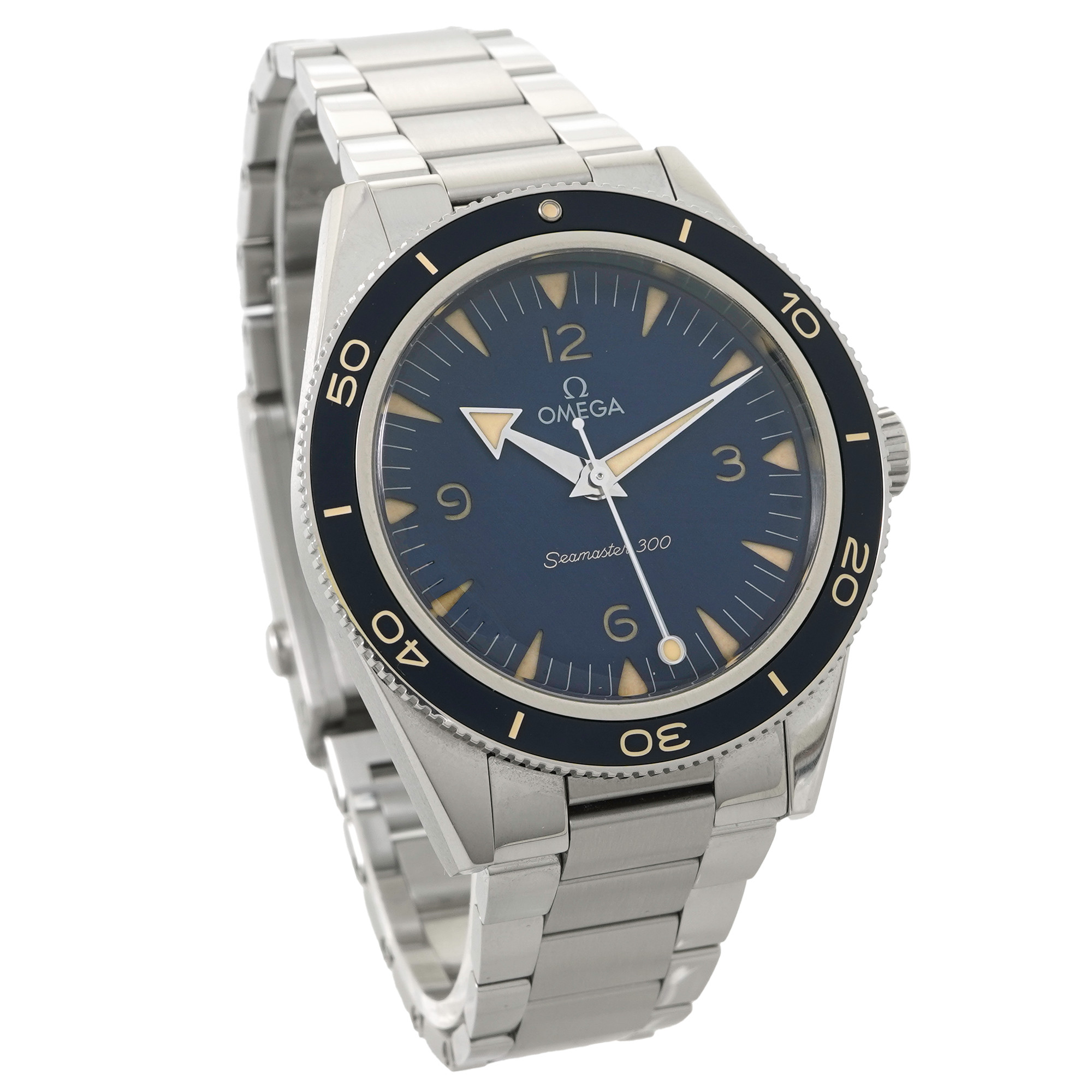 Omega Seamaster 300 Co-Axial Master Chronometer 41mm *2023**Blue Dial* - Inventory 5250