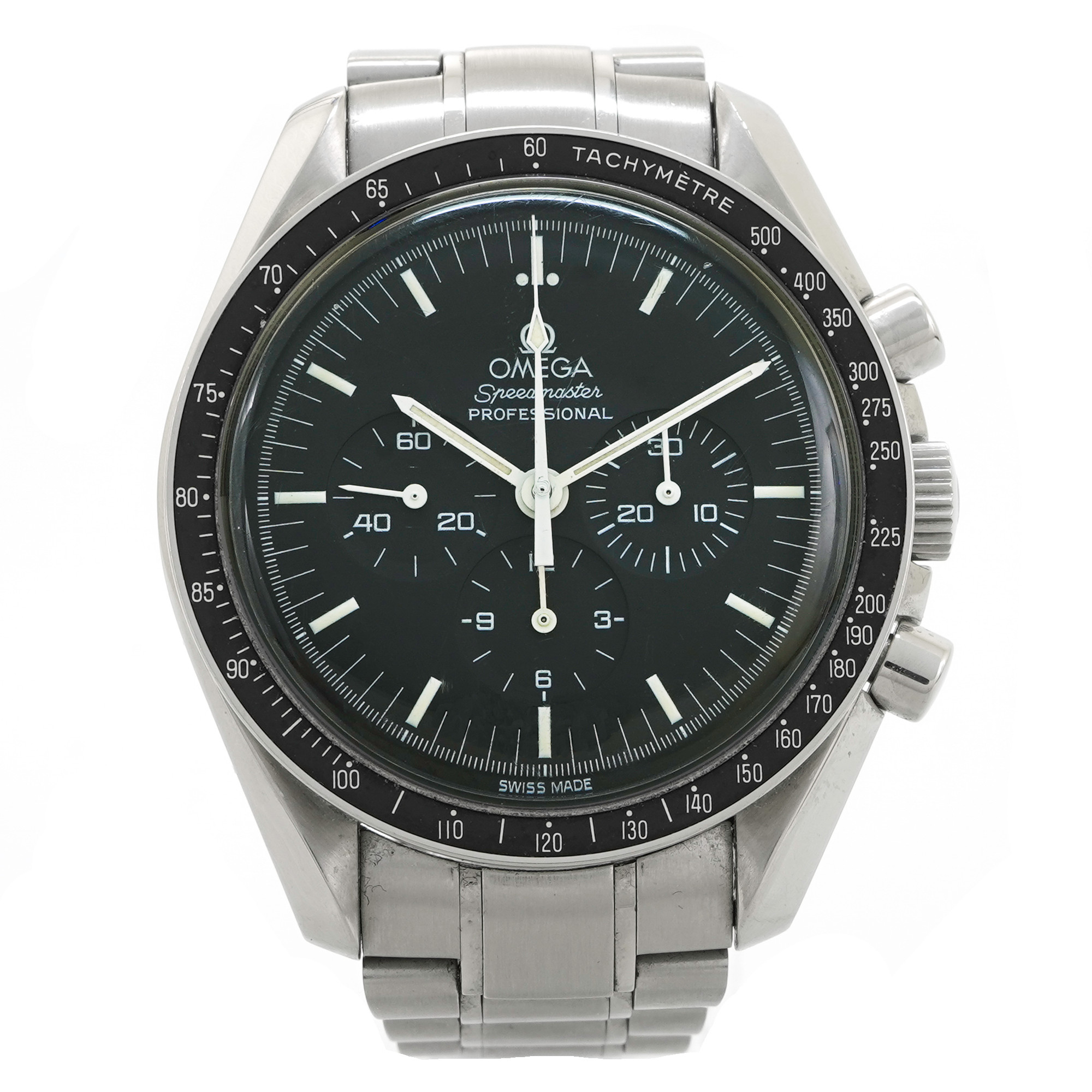 Omega Speedmaster Professional Moon Chronograph Hesalite Sandwich 3572.50 - Inventory 5260