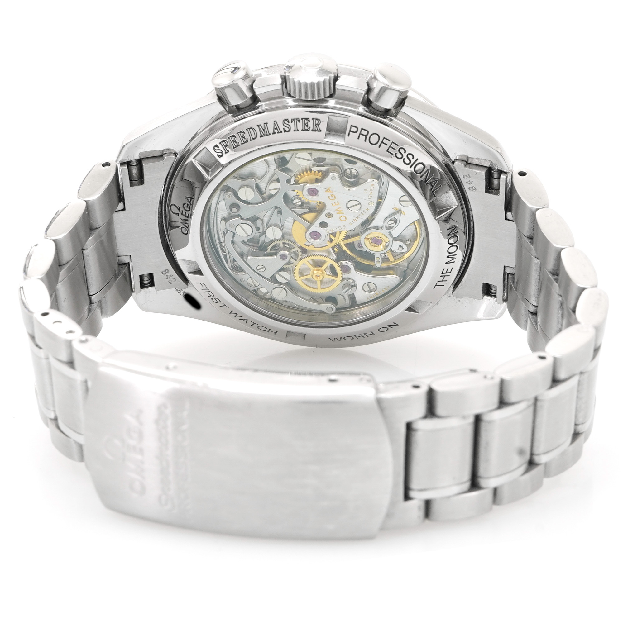 Omega Speedmaster Professional Moon Chronograph Hesalite Sandwich 3572.50 - Inventory 5260