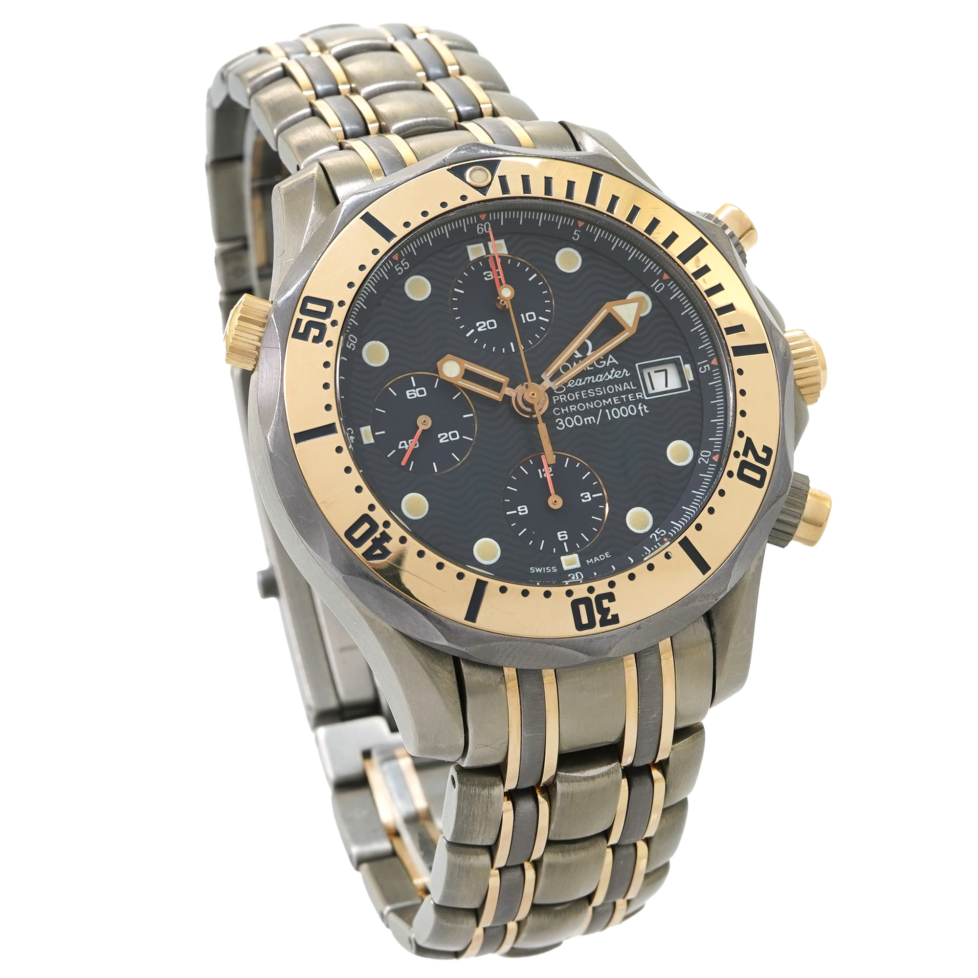 Omega Seamaster Chronograph 41.5mm Titanium and Rose Gold 2296.80 - Inventory 5277
