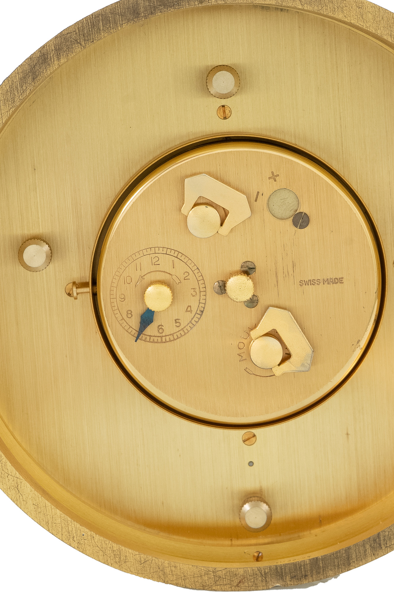 Tiffany & Co Vintage Calendar Moonphase Desk Alarm Clock - Inventory 5354