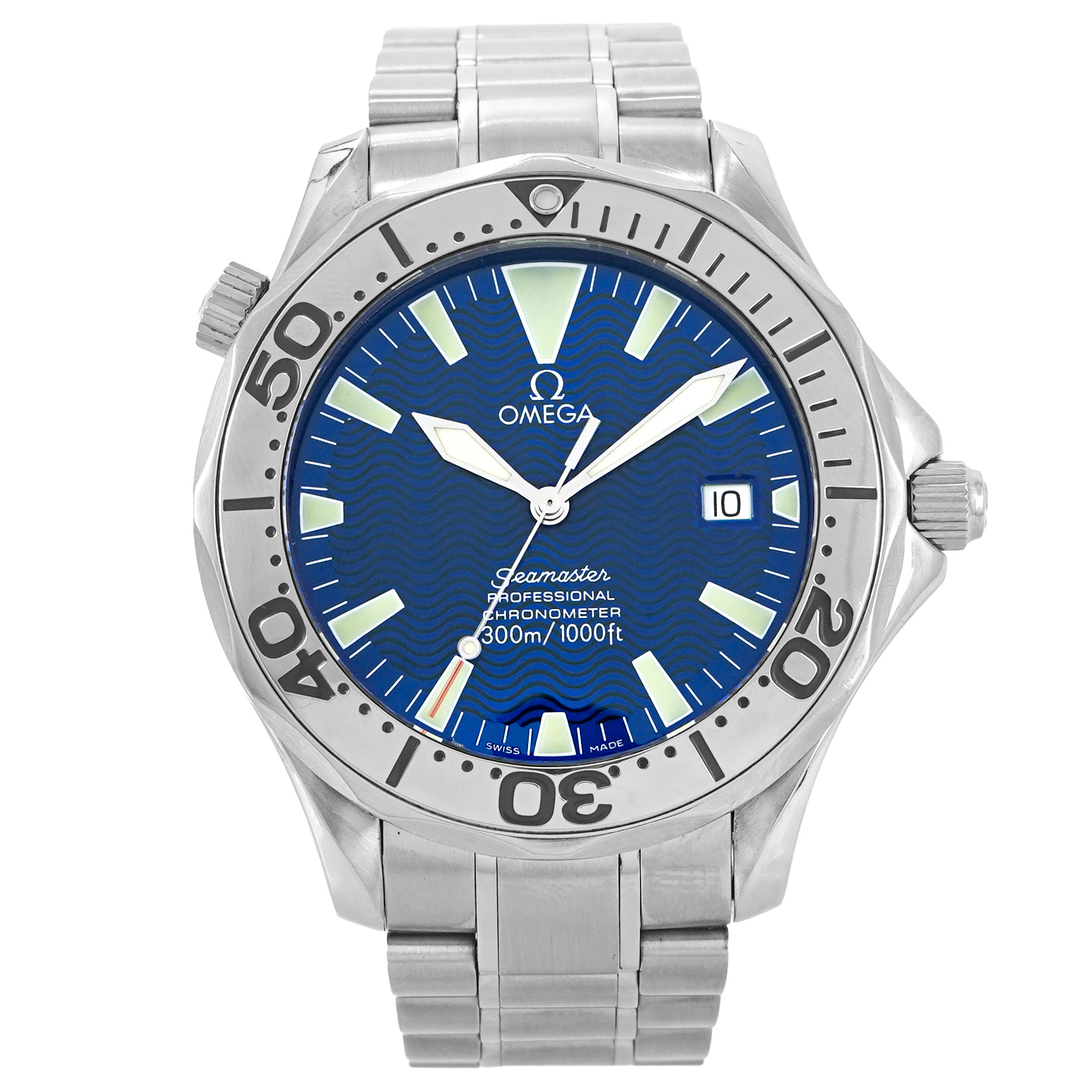 Omega Seamaster Professional Electric Blue Dial 2255.80 - Inventory 5372
