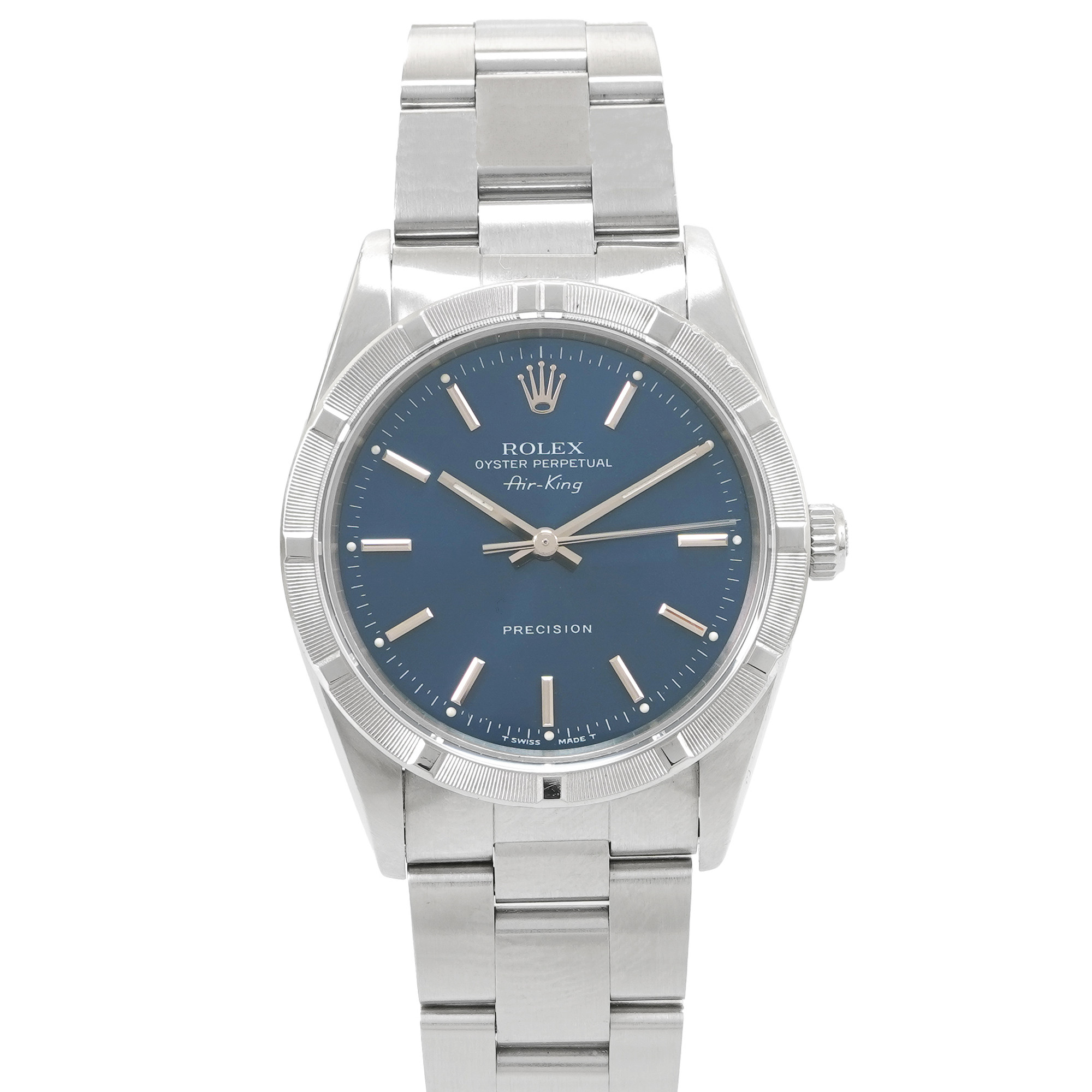 Rolex Airking Oyster Perpetual 14010 *Blue Dial* - Inventory 5385