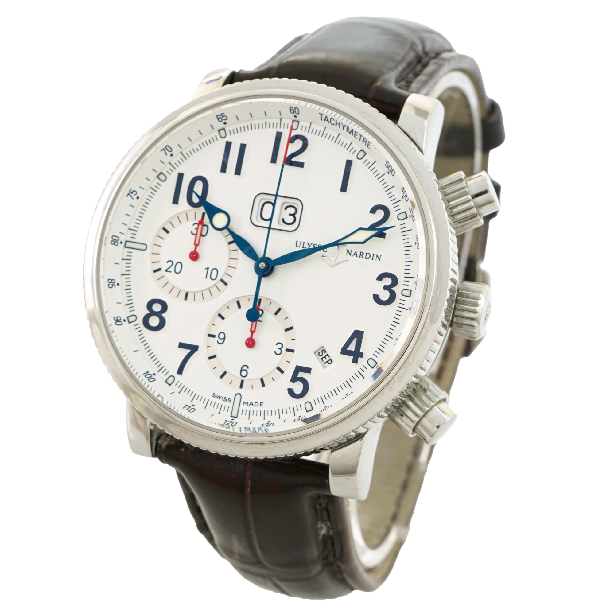 Ulysse Nardin Marine Annual Calendar Chronograph - Inventory 5417