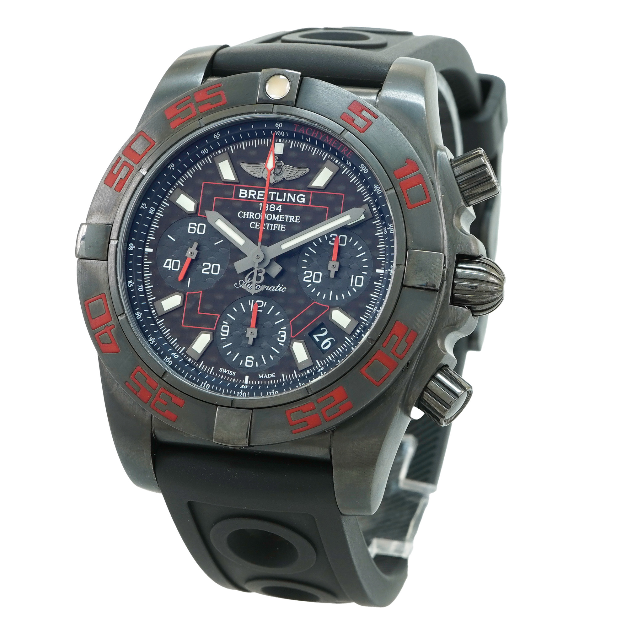 Breitling Chronomat Blacksteel Carbon Chronograph MB0141 *Limited. Edition* *Unworn*  - Inventory 5455