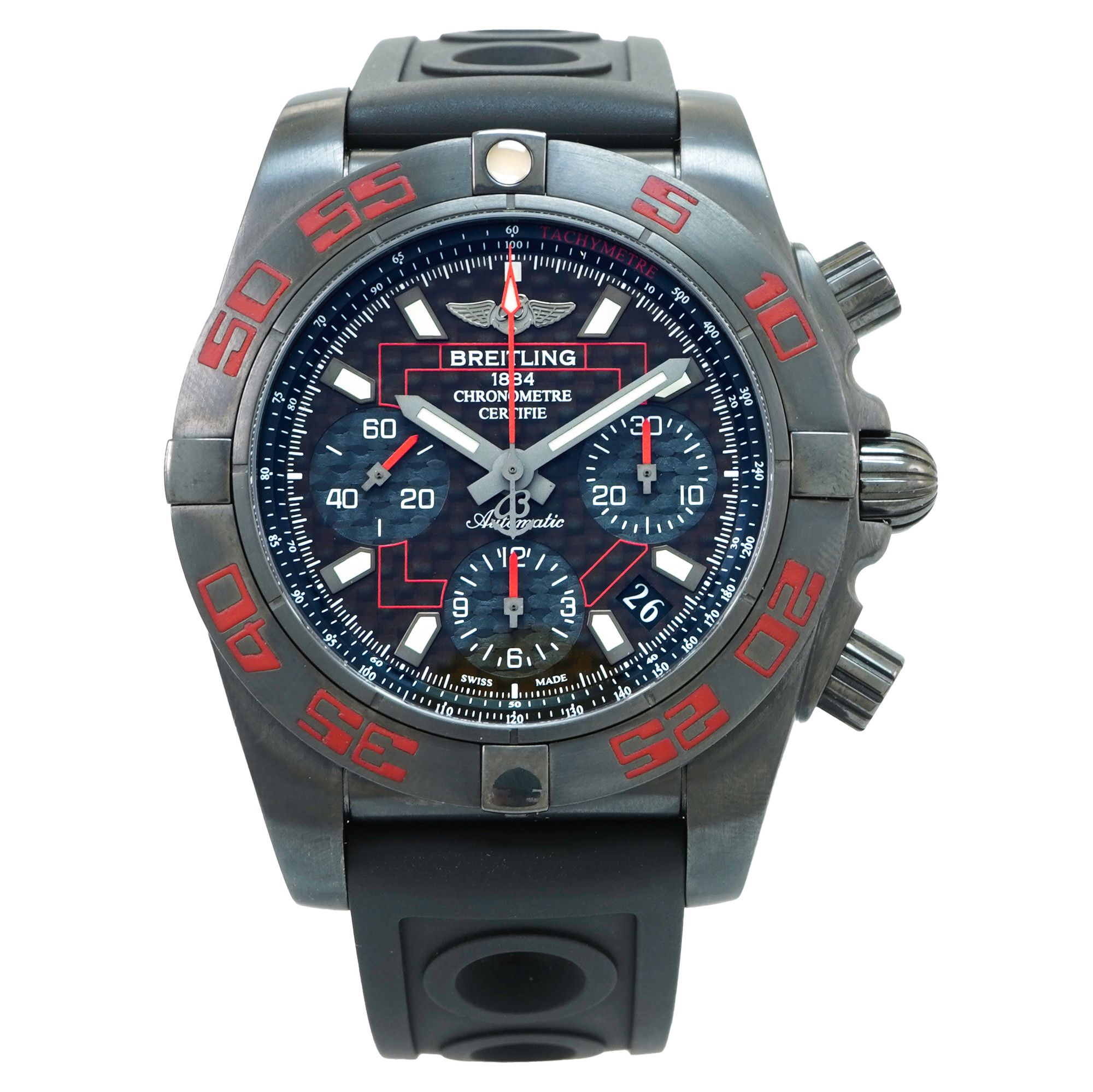 Breitling Chronomat Blacksteel Carbon Chronograph MB0141 *Limited. Edition* *Unworn*  - Inventory 5455