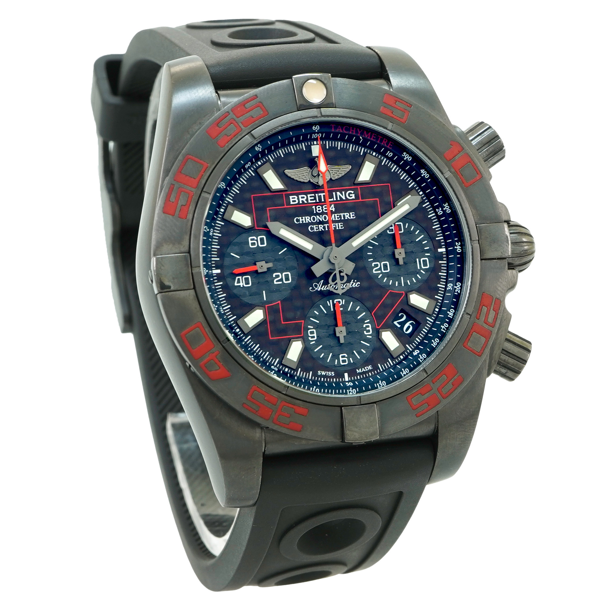 Breitling Chronomat Blacksteel Carbon Chronograph MB0141 *Limited. Edition* *Unworn*  - Inventory 5455